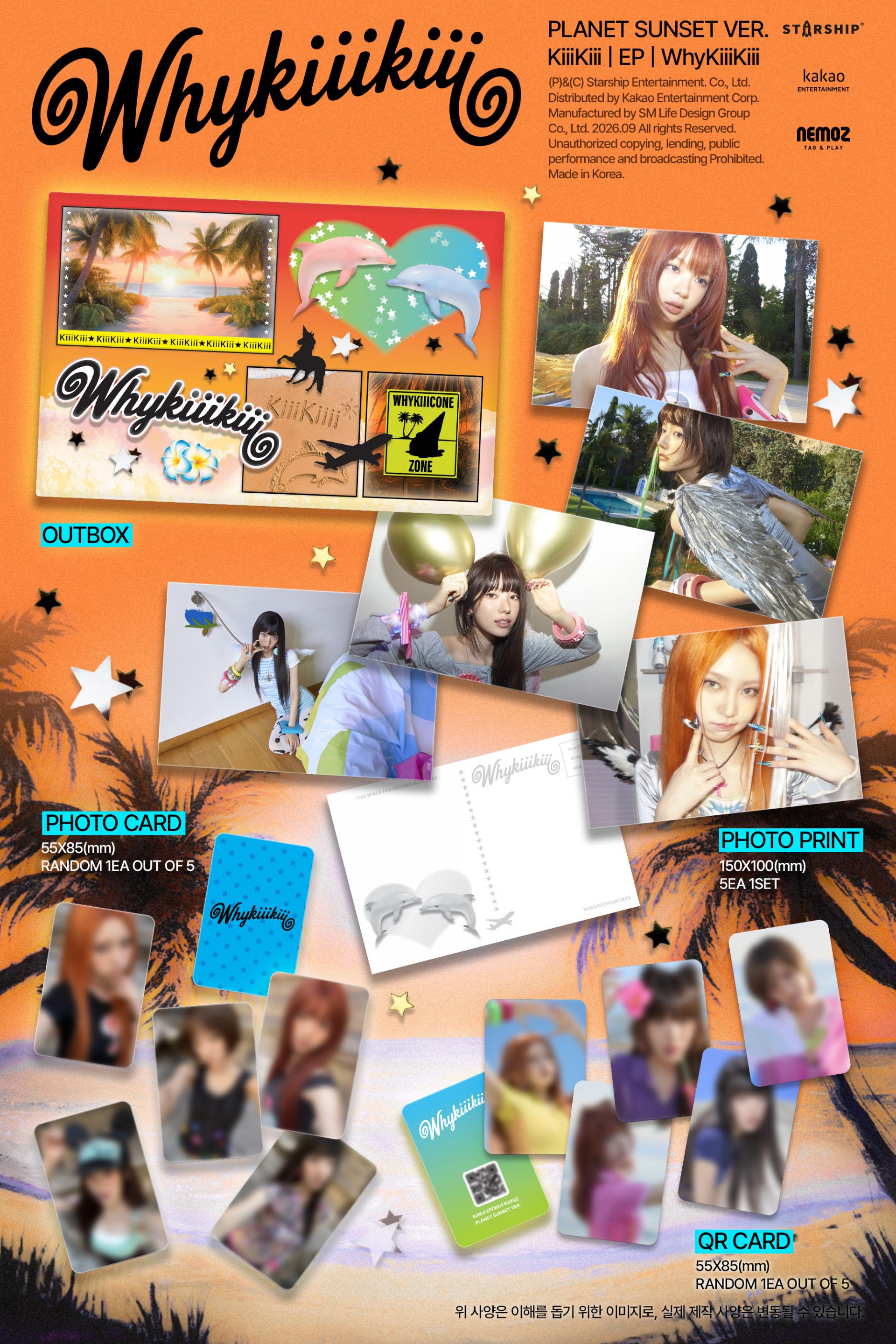 (PRE-ORDER) KiiiKiii - EP Album [WhyKiiiKiii] (Limited Edition)