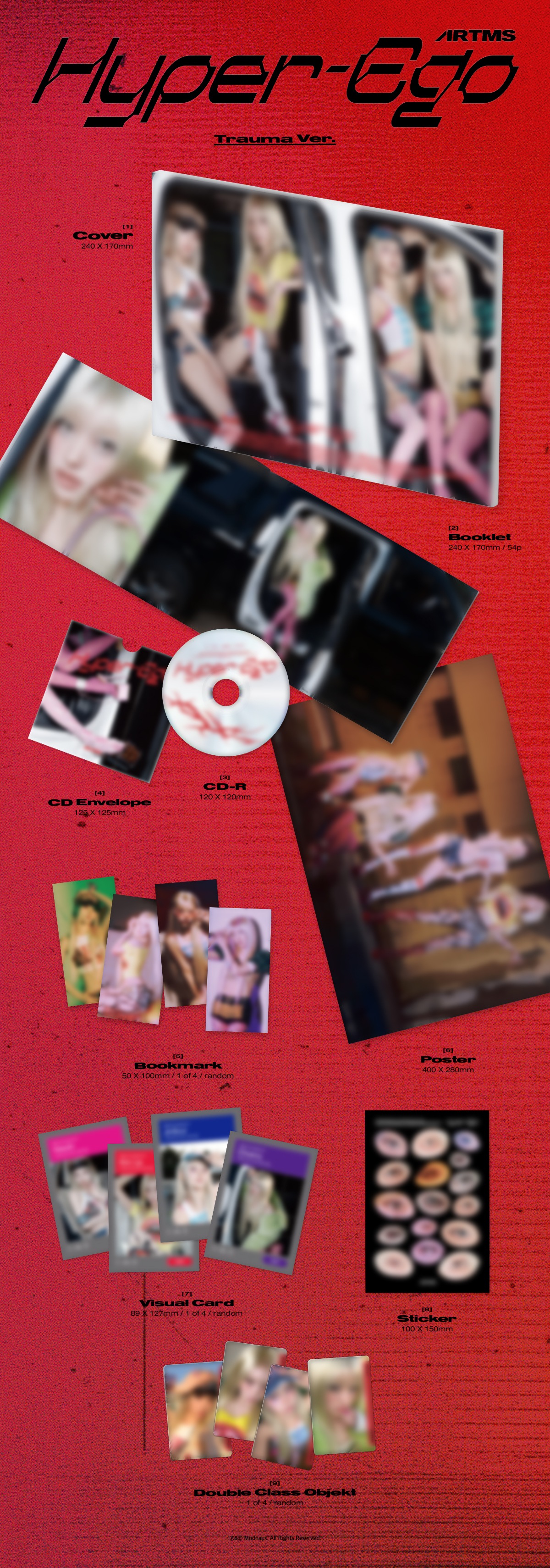 (PRE-ORDER) ARTMS - <Hyper-Ego> (Aura Ver. / Trauma Ver.)