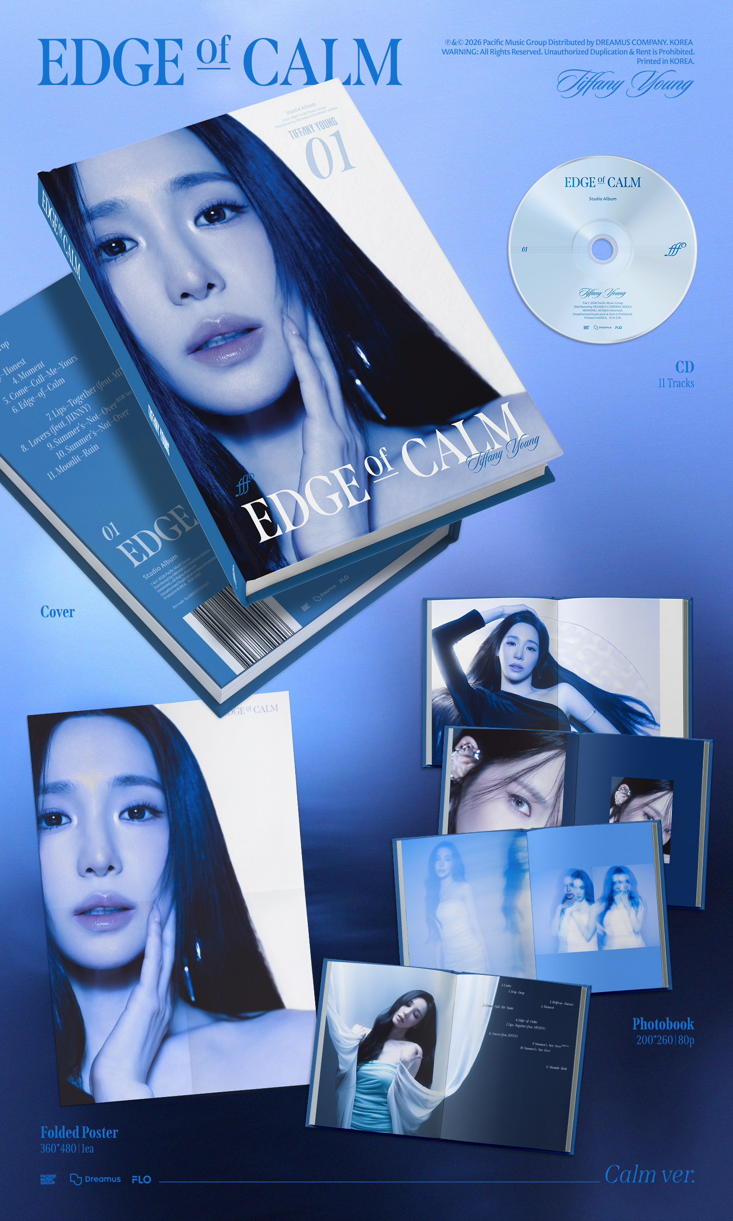(PRE-ORDER) Tiffany Young (Girls' Generation) - 1st Album [Edge of Calm] (Calm Ver.)