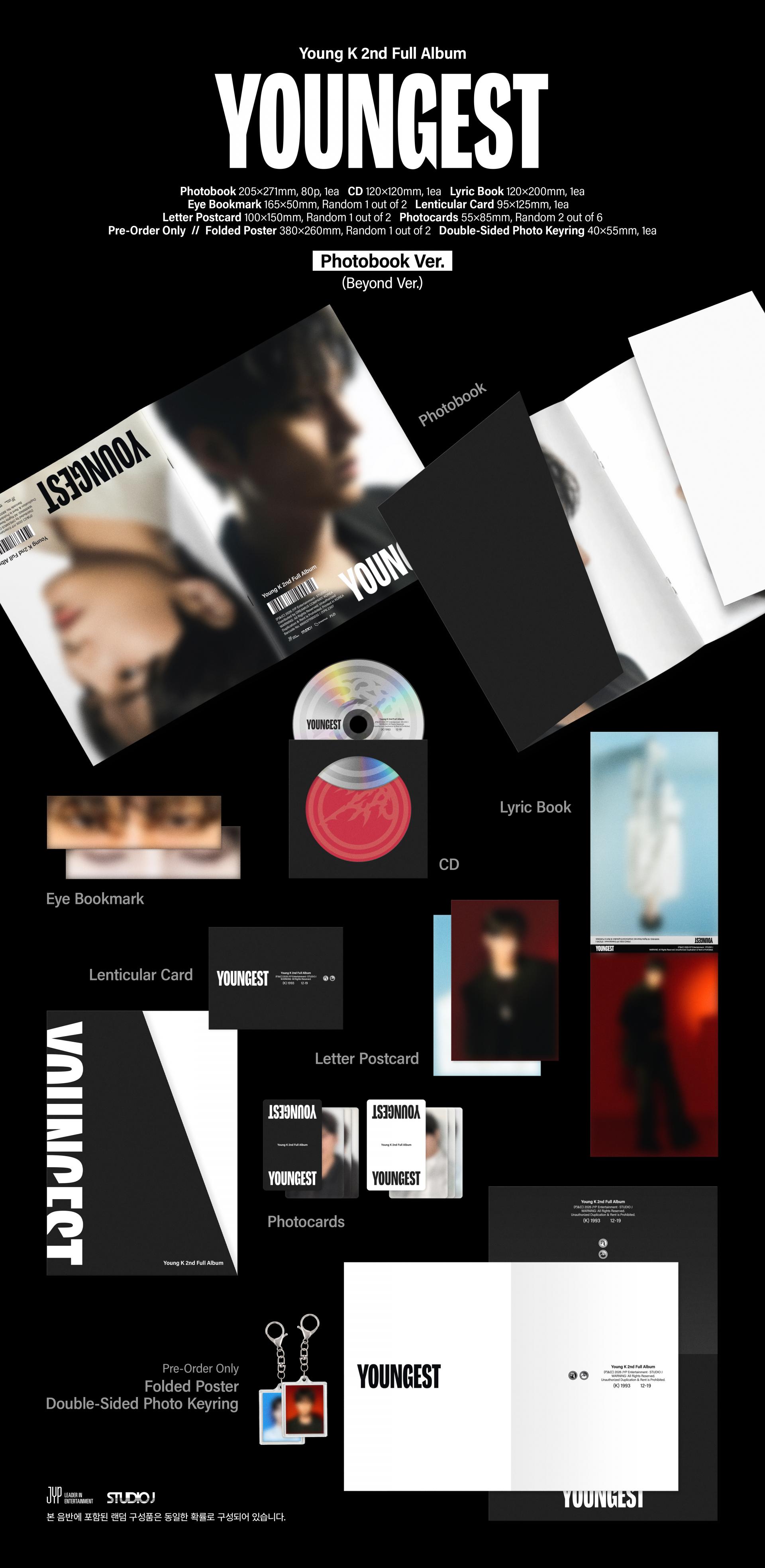 (PRE-ORDER) Young K - 2nd Album [YOUNGEST] (Platform Album FANS Ver.)