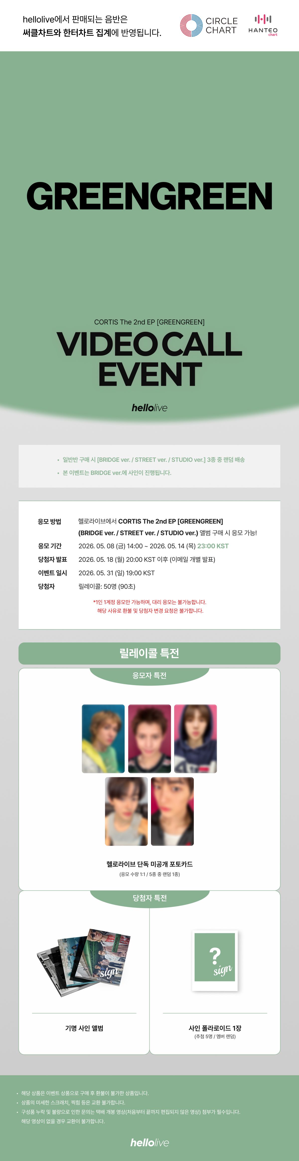 (PHOTOCARD EVENT) CORTIS - 2nd EP Album [GREENGREEN]