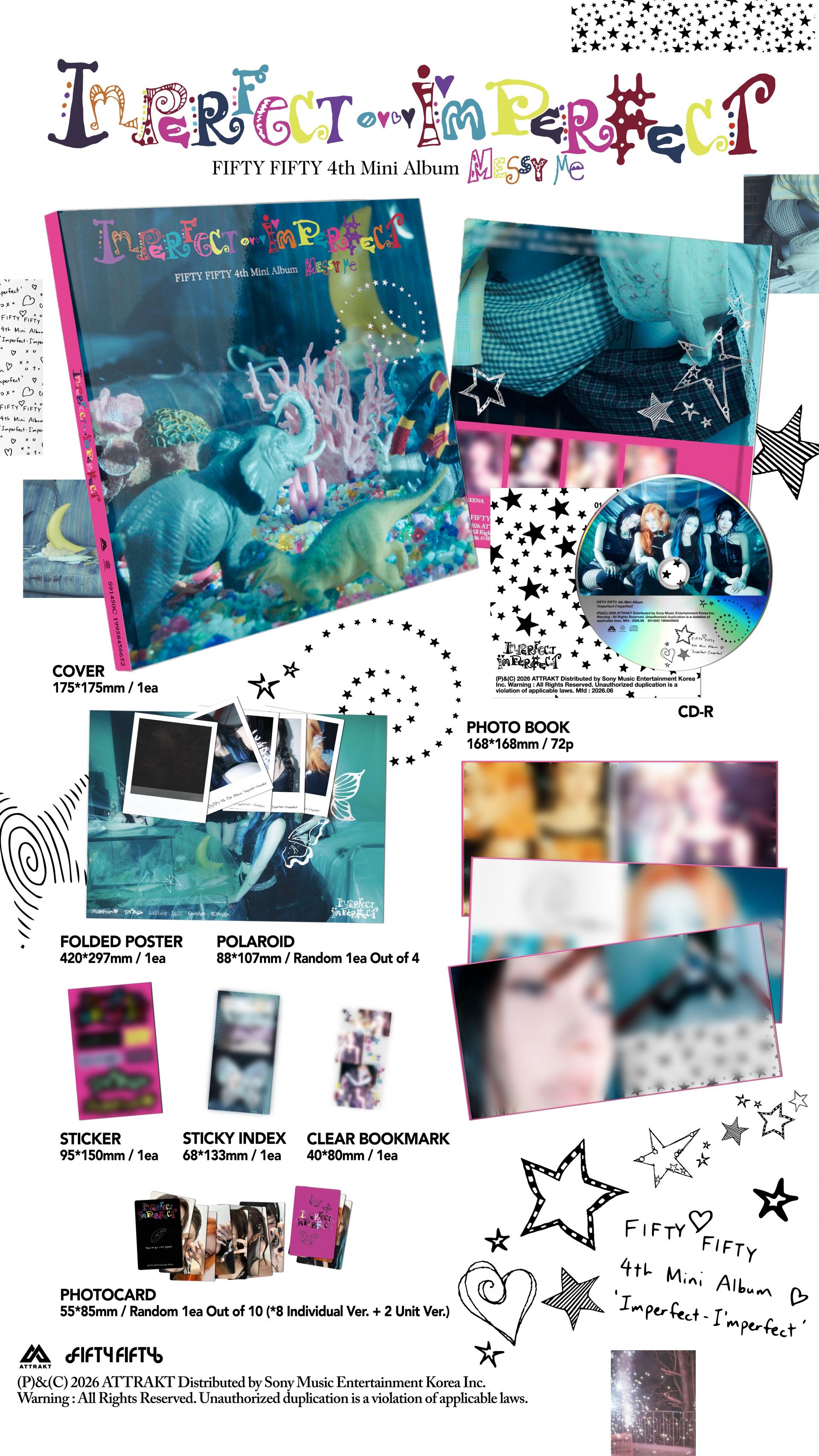 (PRE-ORDER) FIFTY FIFTY - 4th Mini Album [Imperfect-I'mperfect]