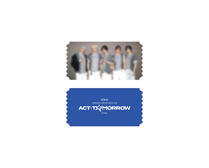 (PRE-ORDER) TXT - TOMORROW X TOGETHER WORLD TOUR <ACT : TOMORROW> IN SEOUL