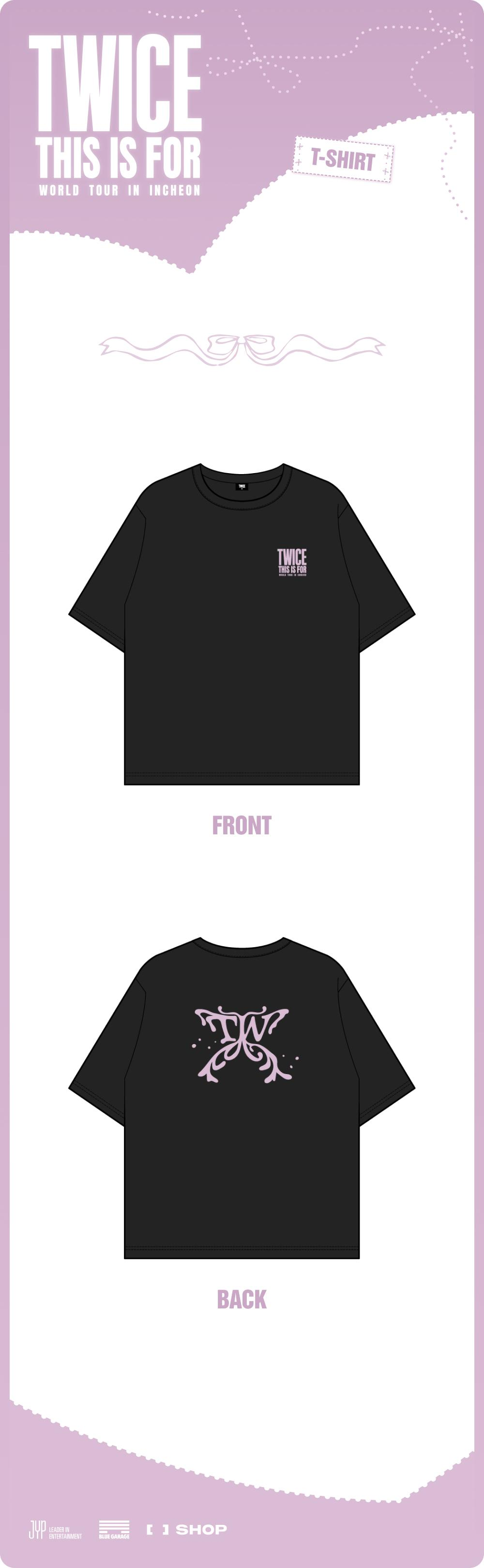 💥RESTOCK💥TWICE - <THIS IS FOR> WORLD TOUR IN INCHEON T-SHIRT