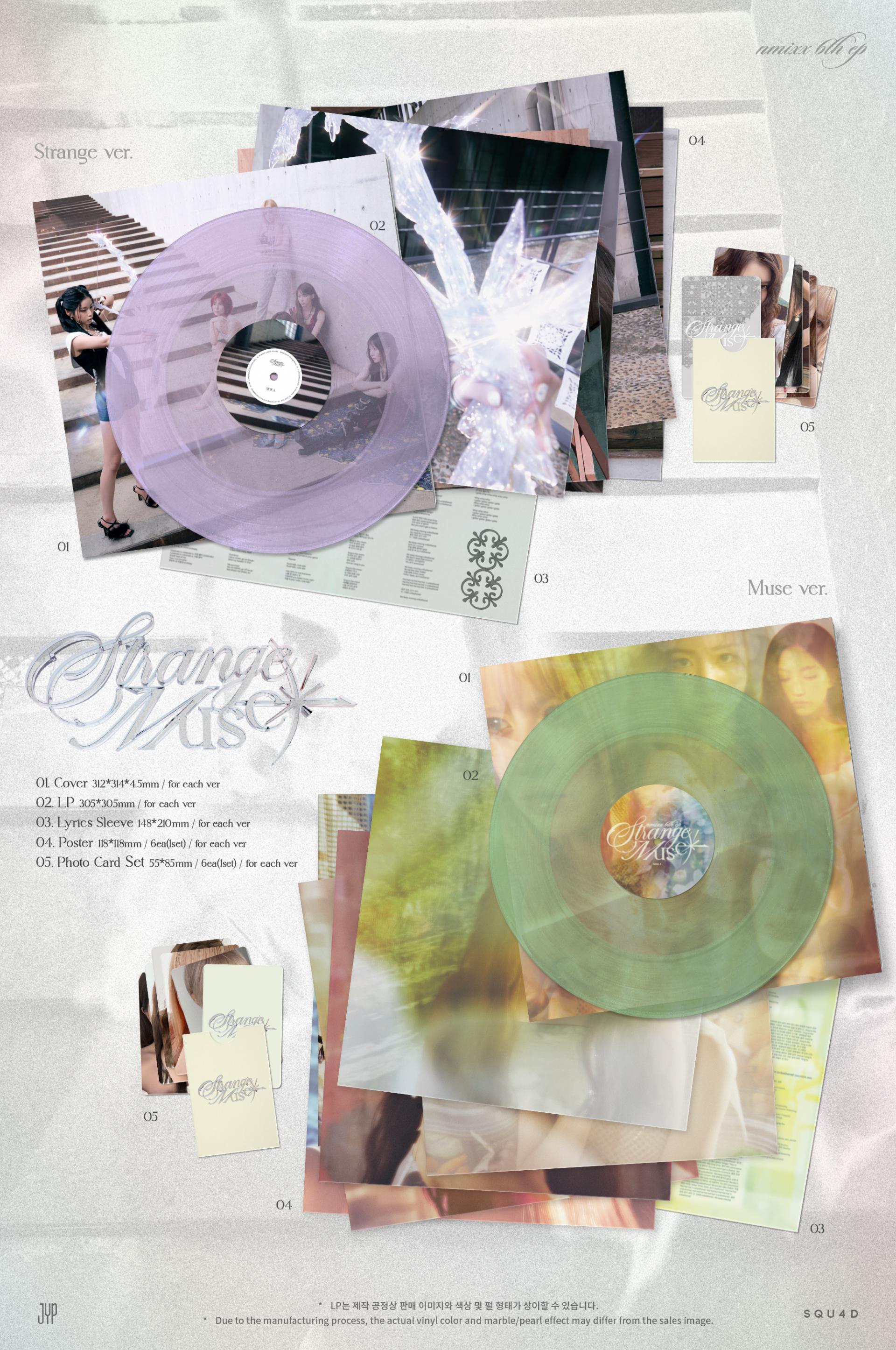 (1ST PRE-ORDER) NMIXX - 6th Mini Album [Strange Muse] (LP Ver.)