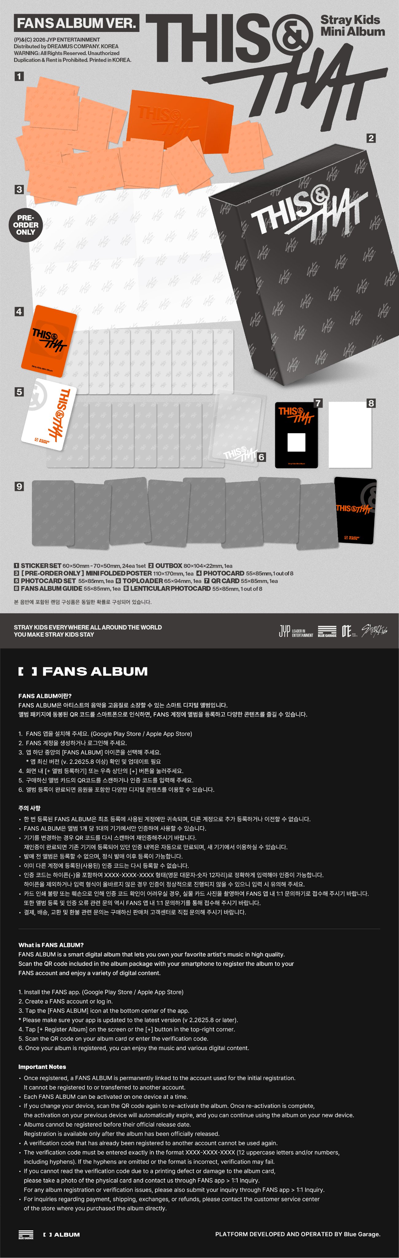 (PRE-ORDER) Stray Kids - 10th Mini Album [THIS & THAT] (TRUCK Ver.) (Limited Edition)