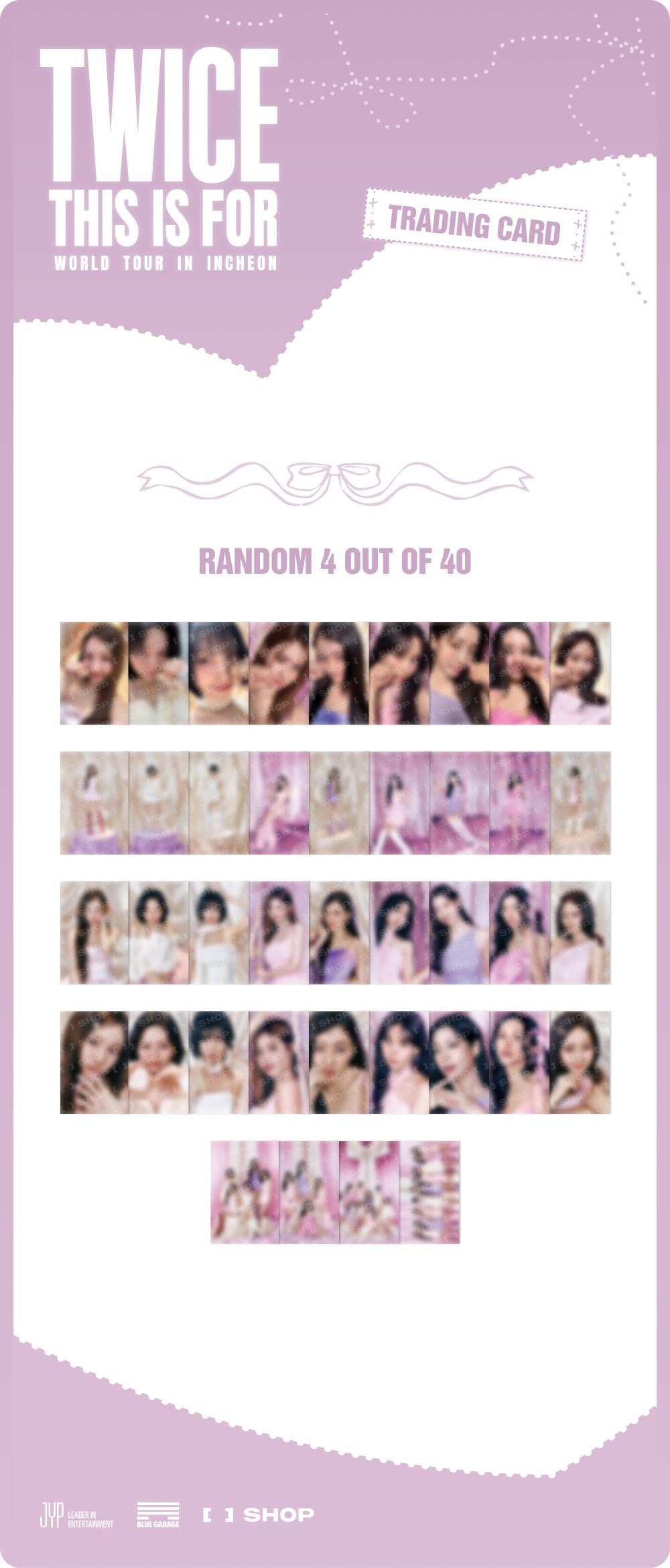 💥RESTOCK💥TWICE - <THIS IS FOR> WORLD TOUR IN INCHEON TRADING CARD