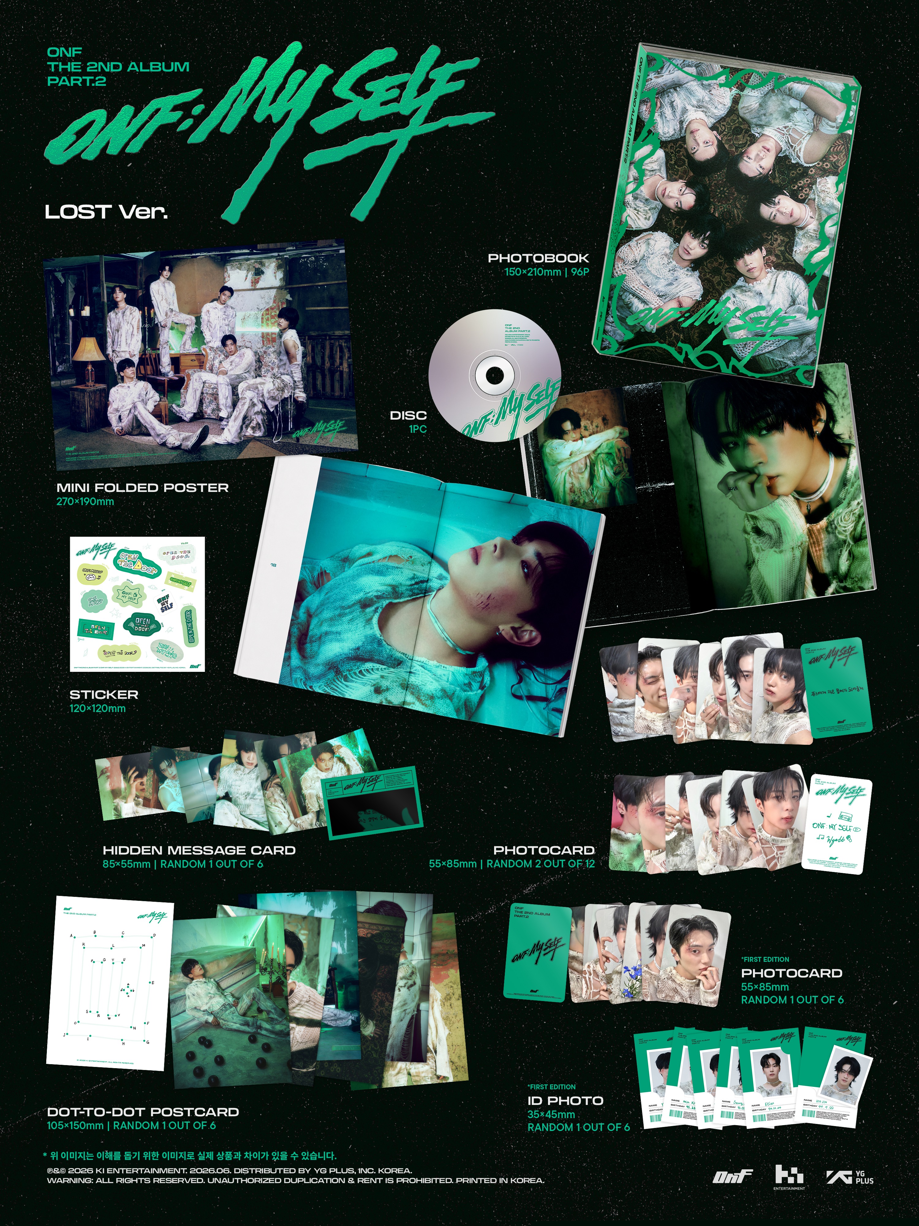 ONF - 2nd Album Part.2 [ONF:MY SELF] (PHOTOBOOK Ver.)