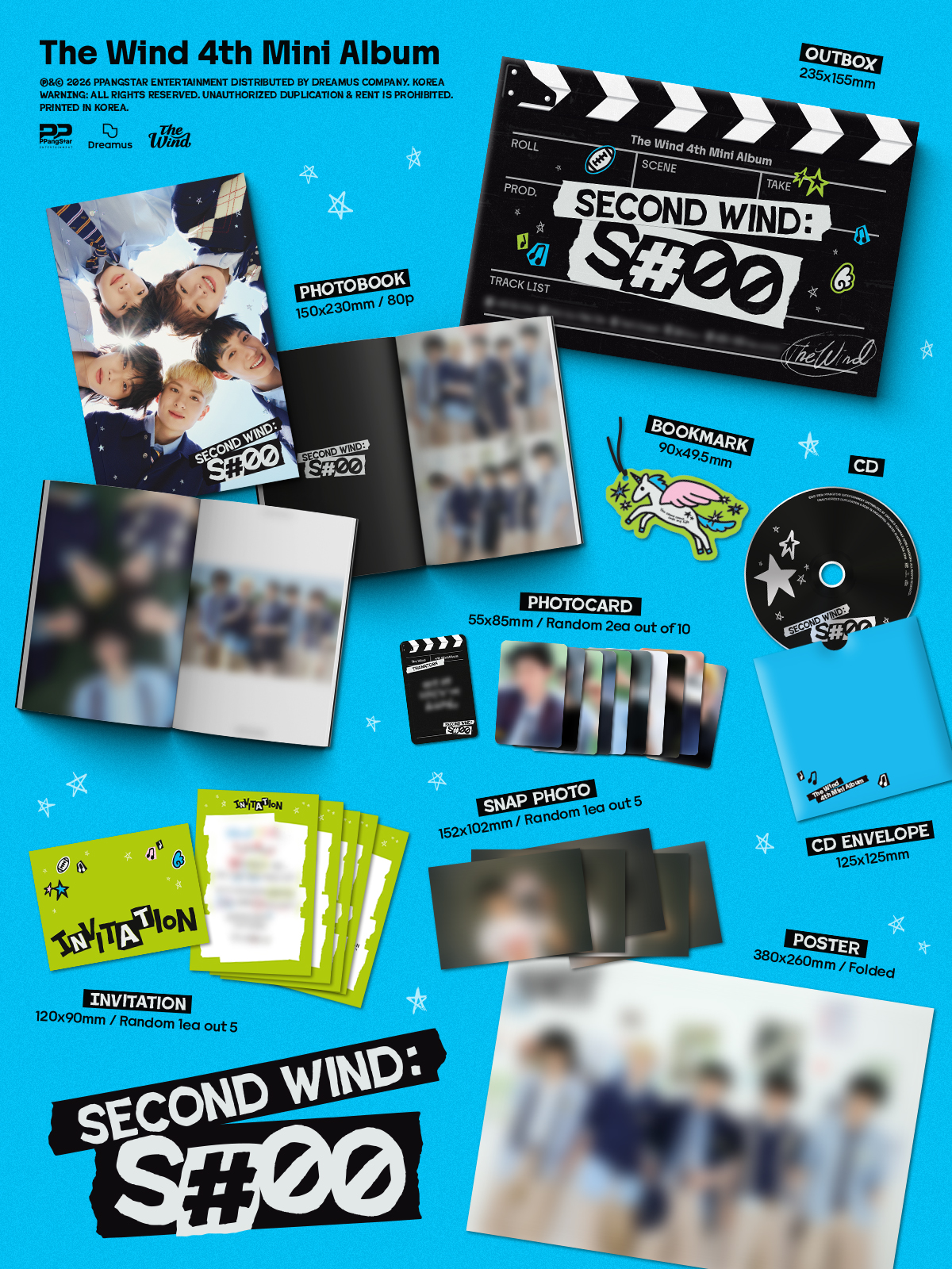 (PRE-ORDER) The Wind - 4th Mini Album [Second wind : S#00] (Photobook Ver.)