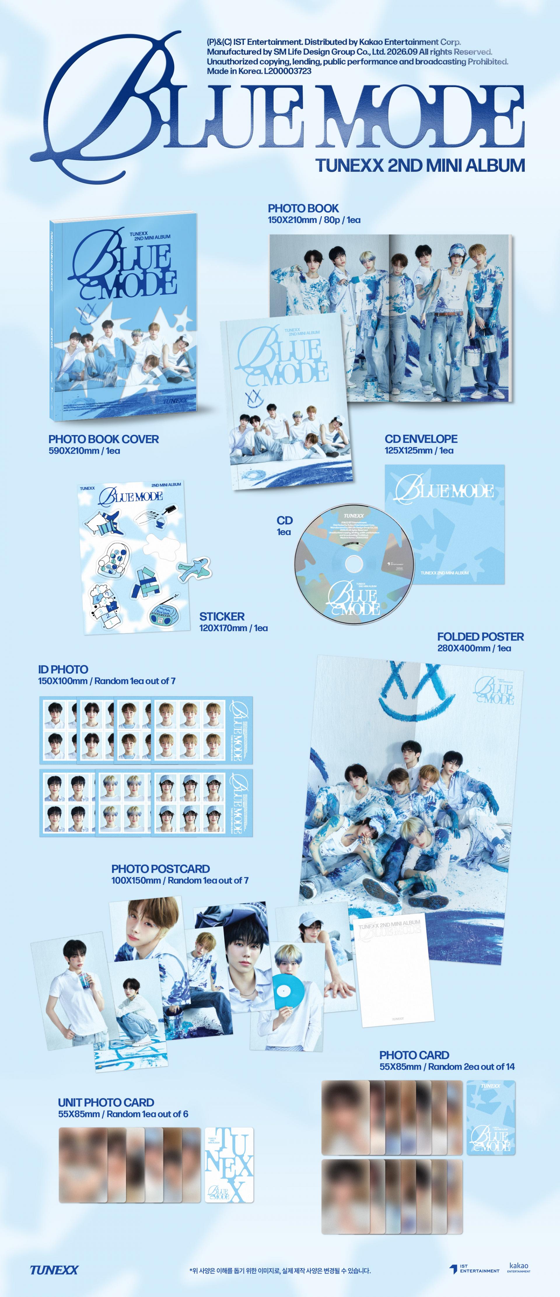TUNEXX - 2nd Mini Album [BLUE MODE]