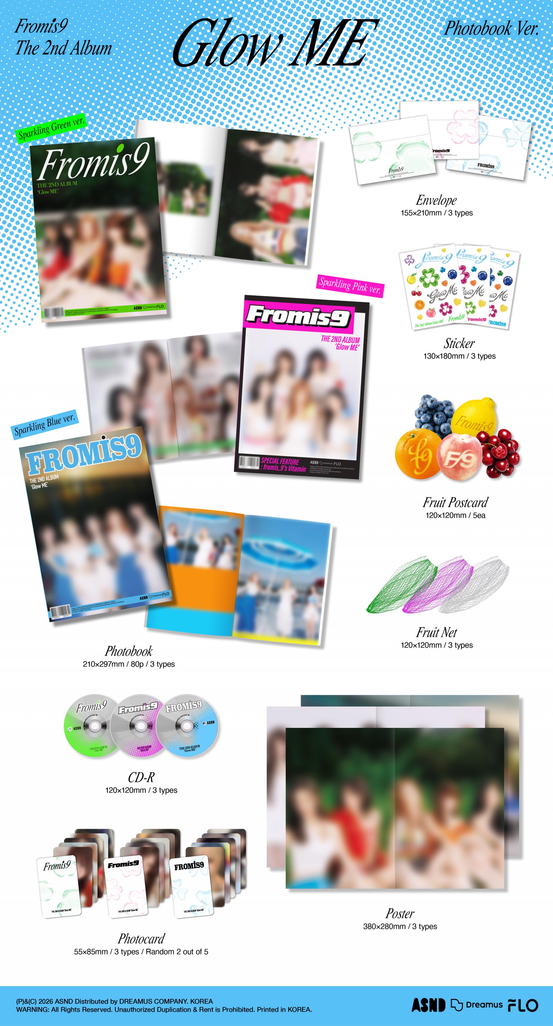 (PRE-ORDER) fromis_9 - Glow ME (Fruit Ver.)