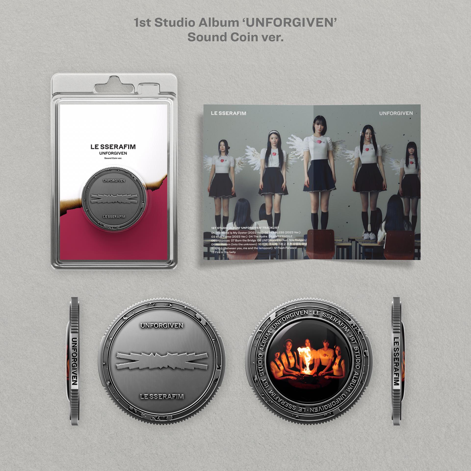 (PRE-ORDER) LE SSERAFIM - 2nd Mini Album 'ANTIFRAGILE' (Sound Coin ver.)