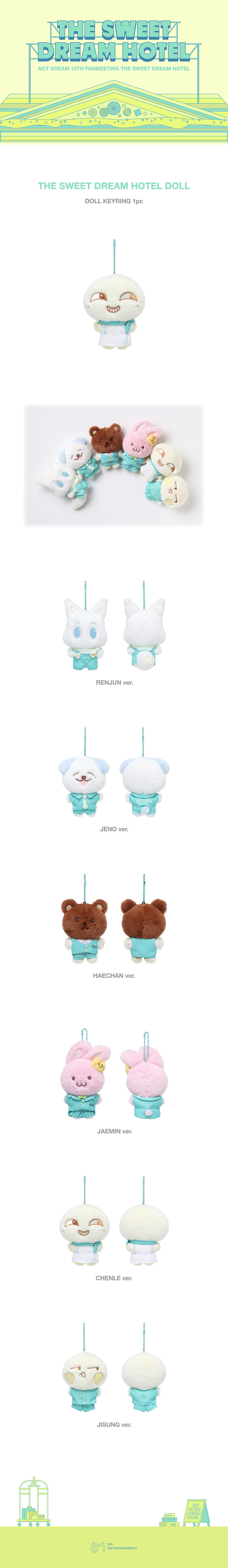 NCT DREAM - [10TH ANNIVERSARY PARTY [THE SWEET DREAM HOTEL] MD] THE SWEET DREAM HOTEL DOLL