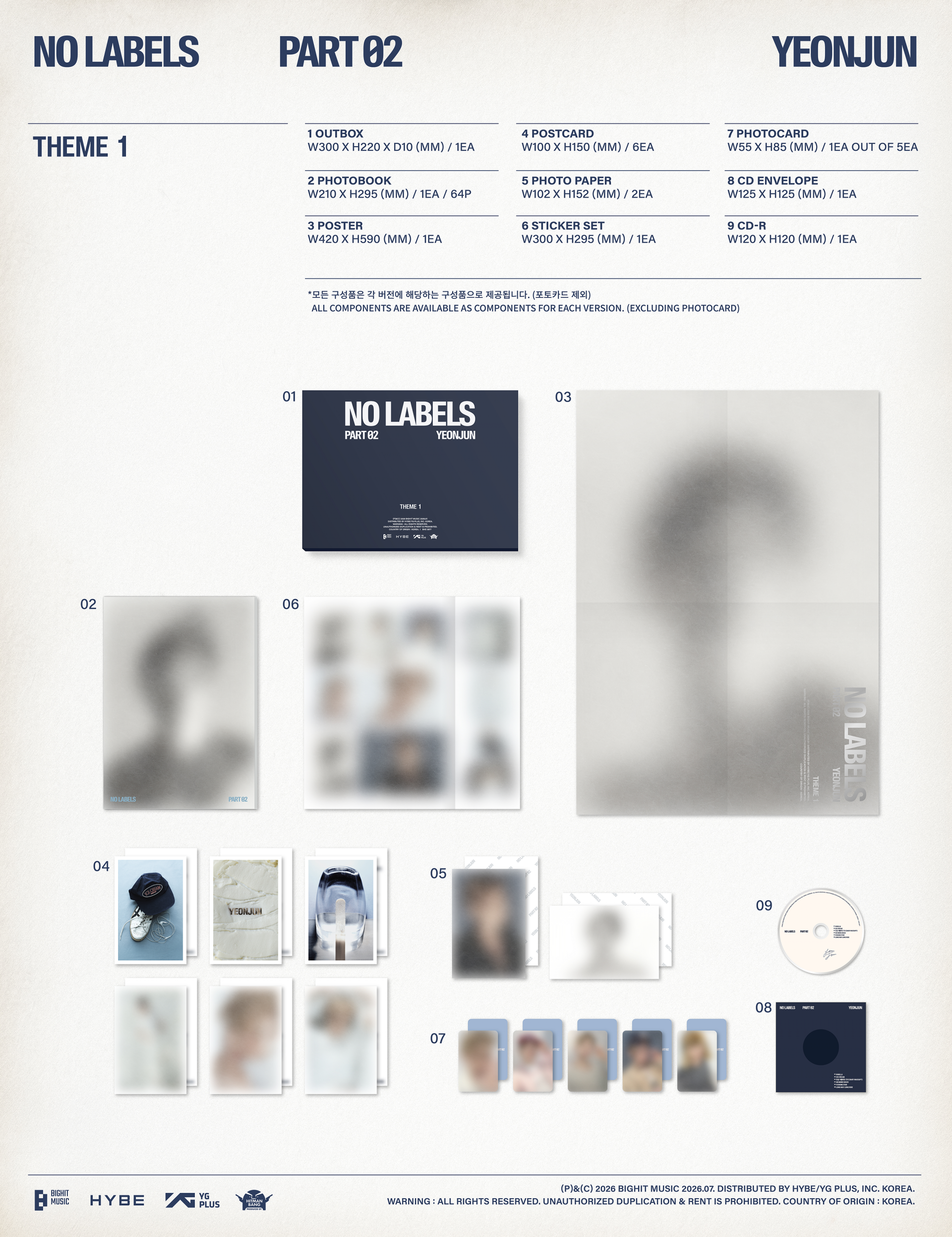 (PRE-ORDER) YEONJUN - [NO LABELS: PART 02]