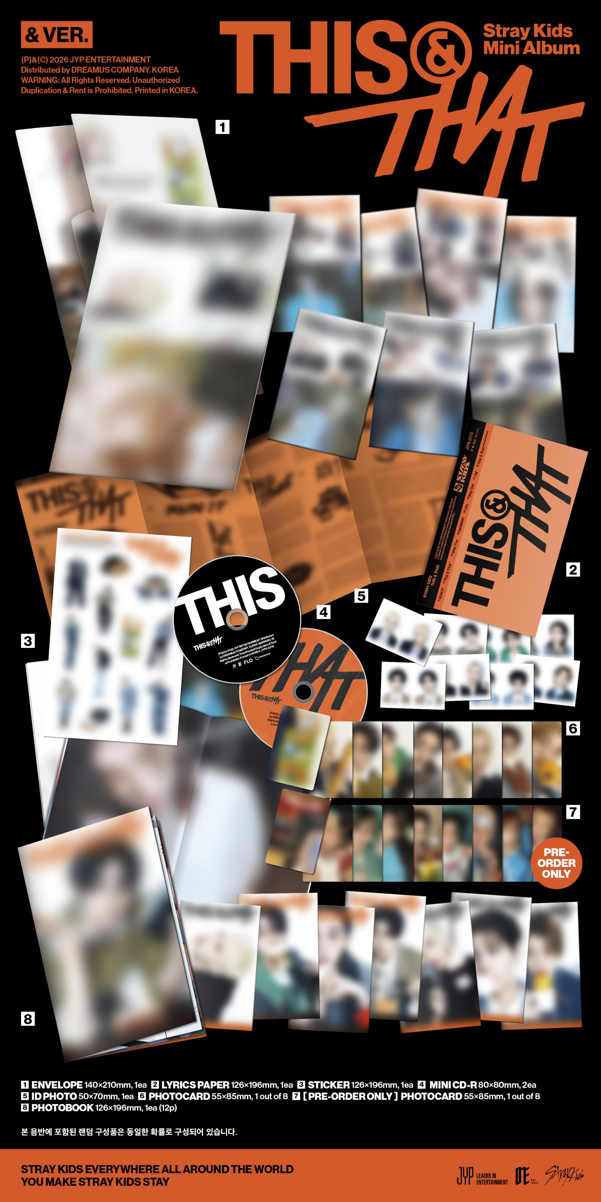 (PRE-ORDER) Stray Kids - 10th Mini Album [THIS & THAT] (TRUCK Ver.) (Limited Edition)