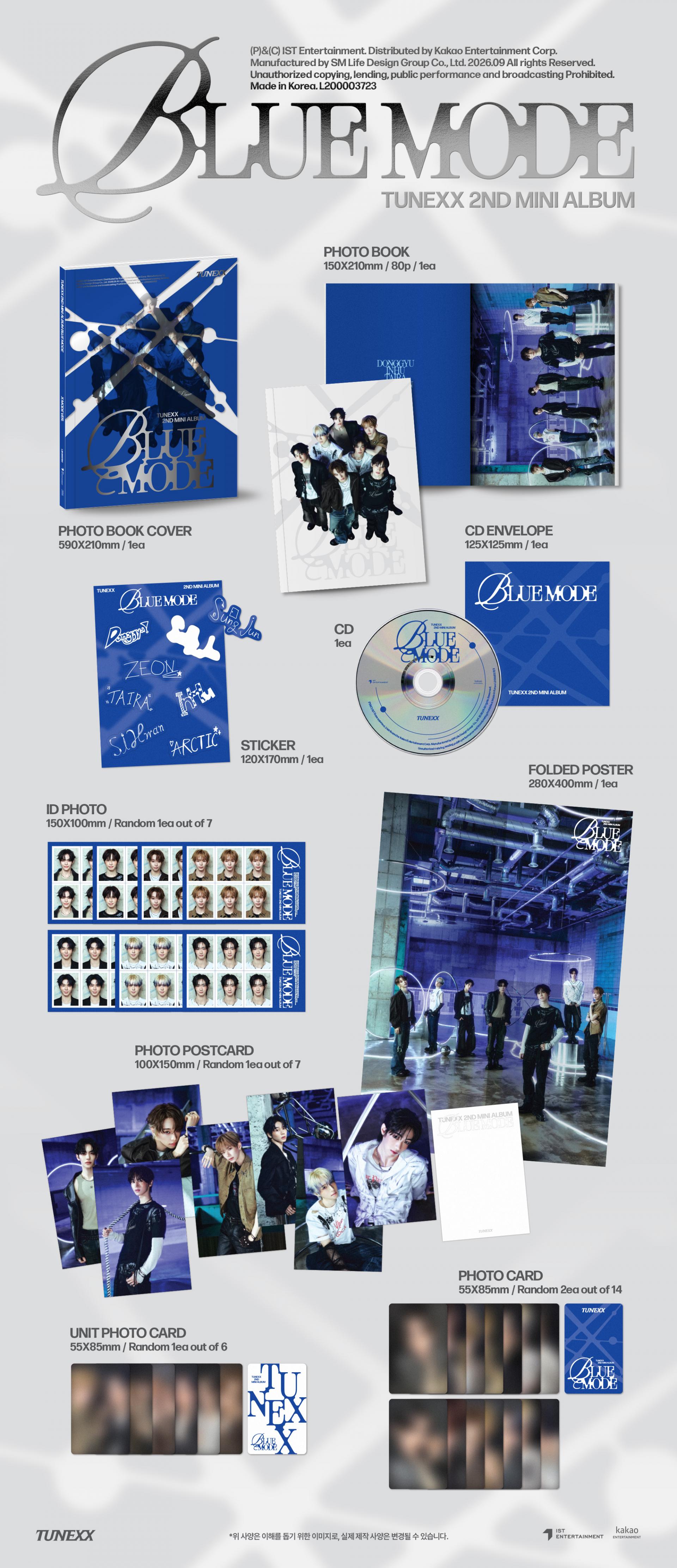 TUNEXX - 2nd Mini Album [BLUE MODE]