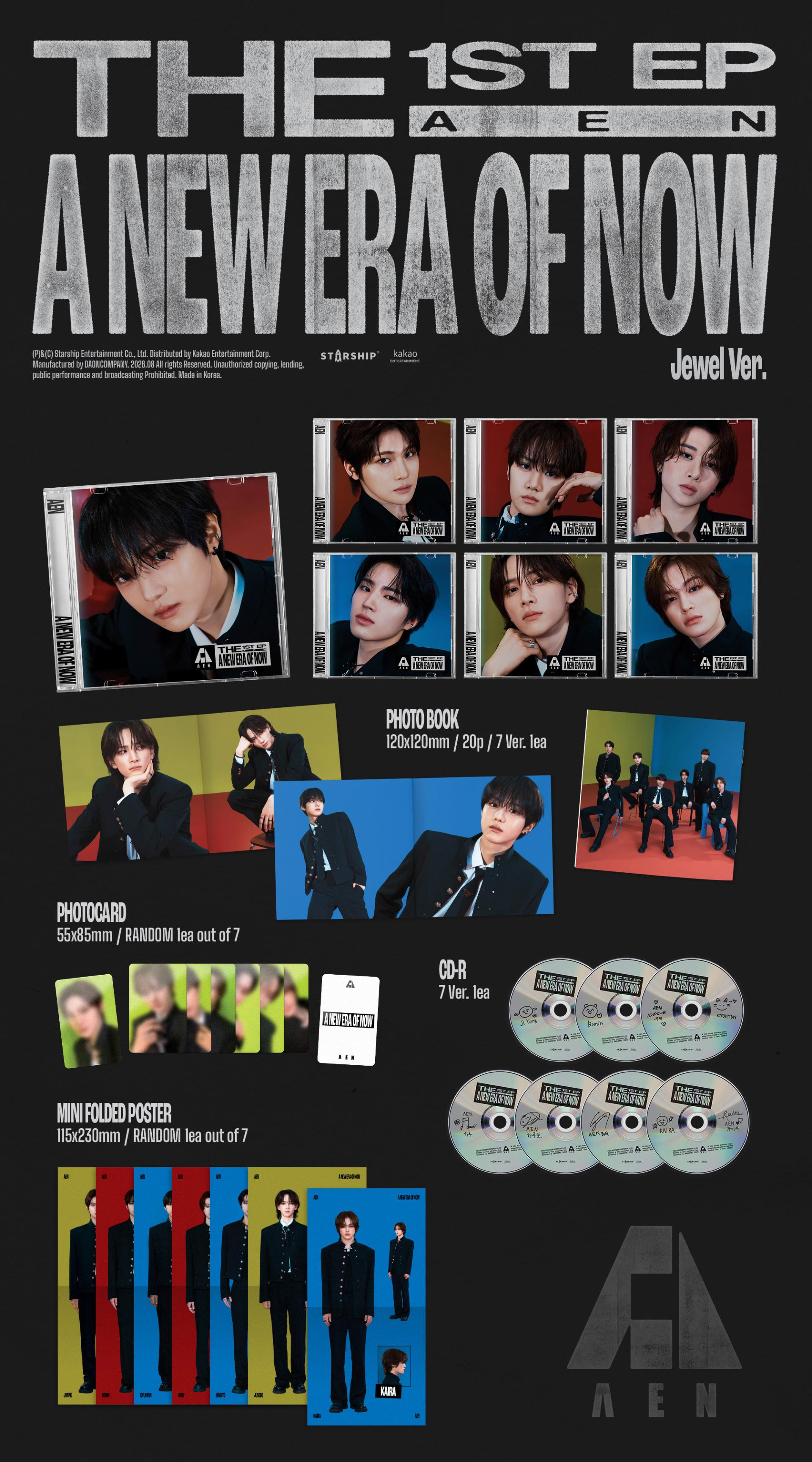 (PRE-ORDER) AEN - 1st EP Album [A NEW ERA OF NOW] (Jewel Ver.)