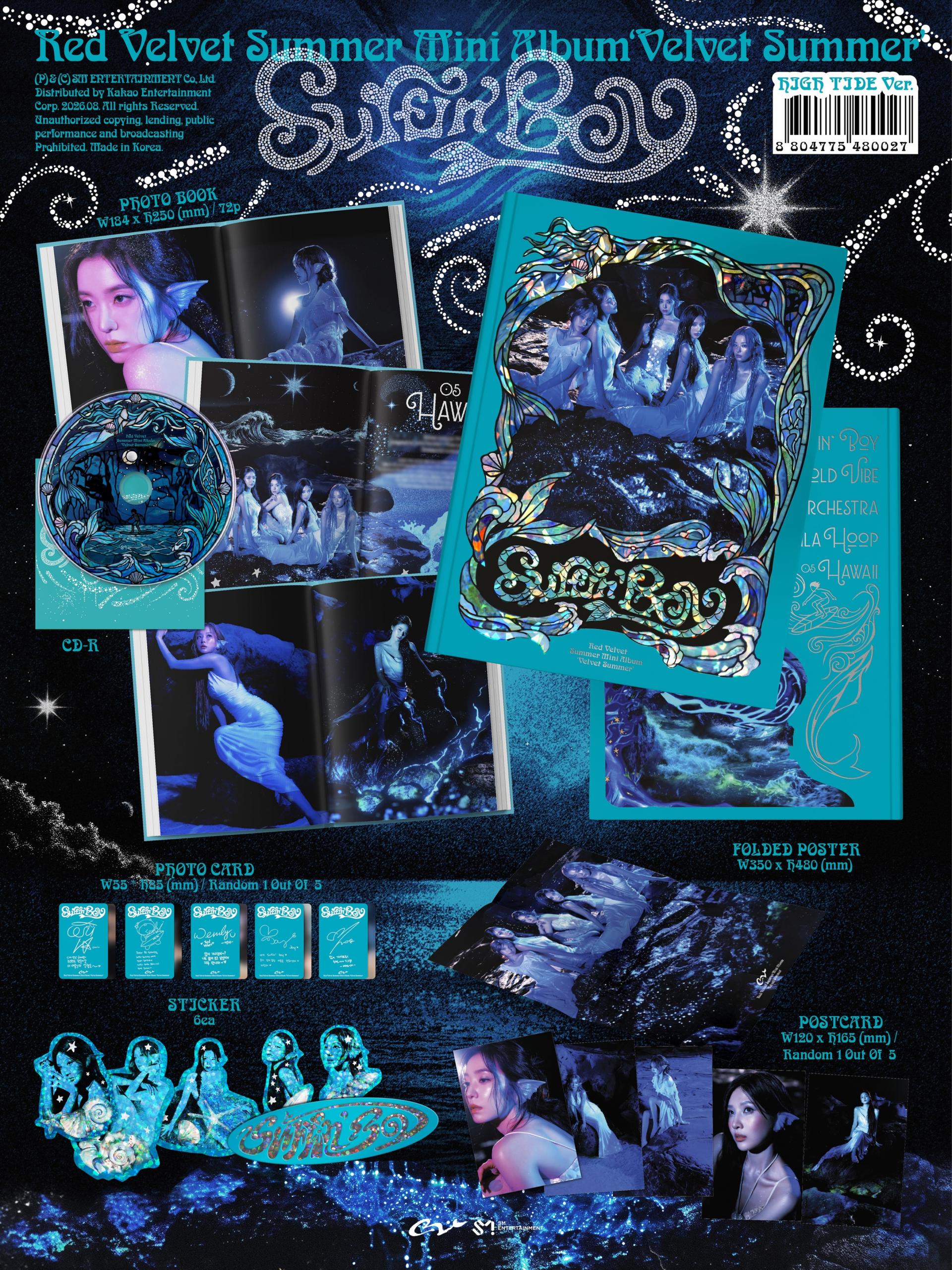 (PRE-ORDER) Red Velvet - Summer Mini Album [Velvet Summer] (High Tide Ver.)