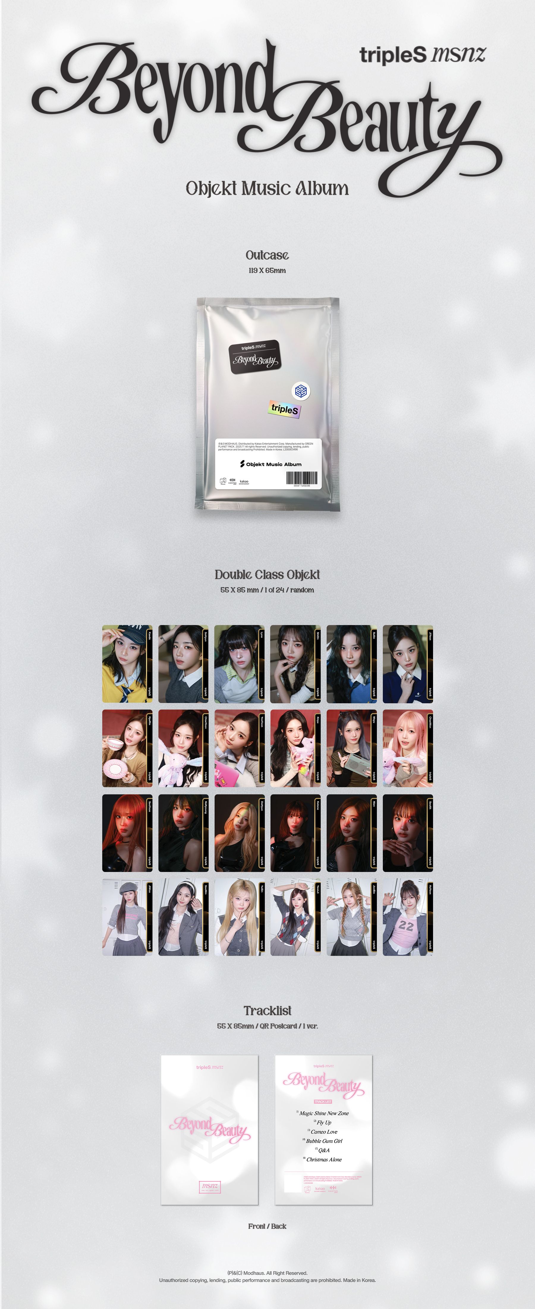 tripleS - Mini Album [msnz [Beyond Beauty]] (Objekt Music Album Ver.)