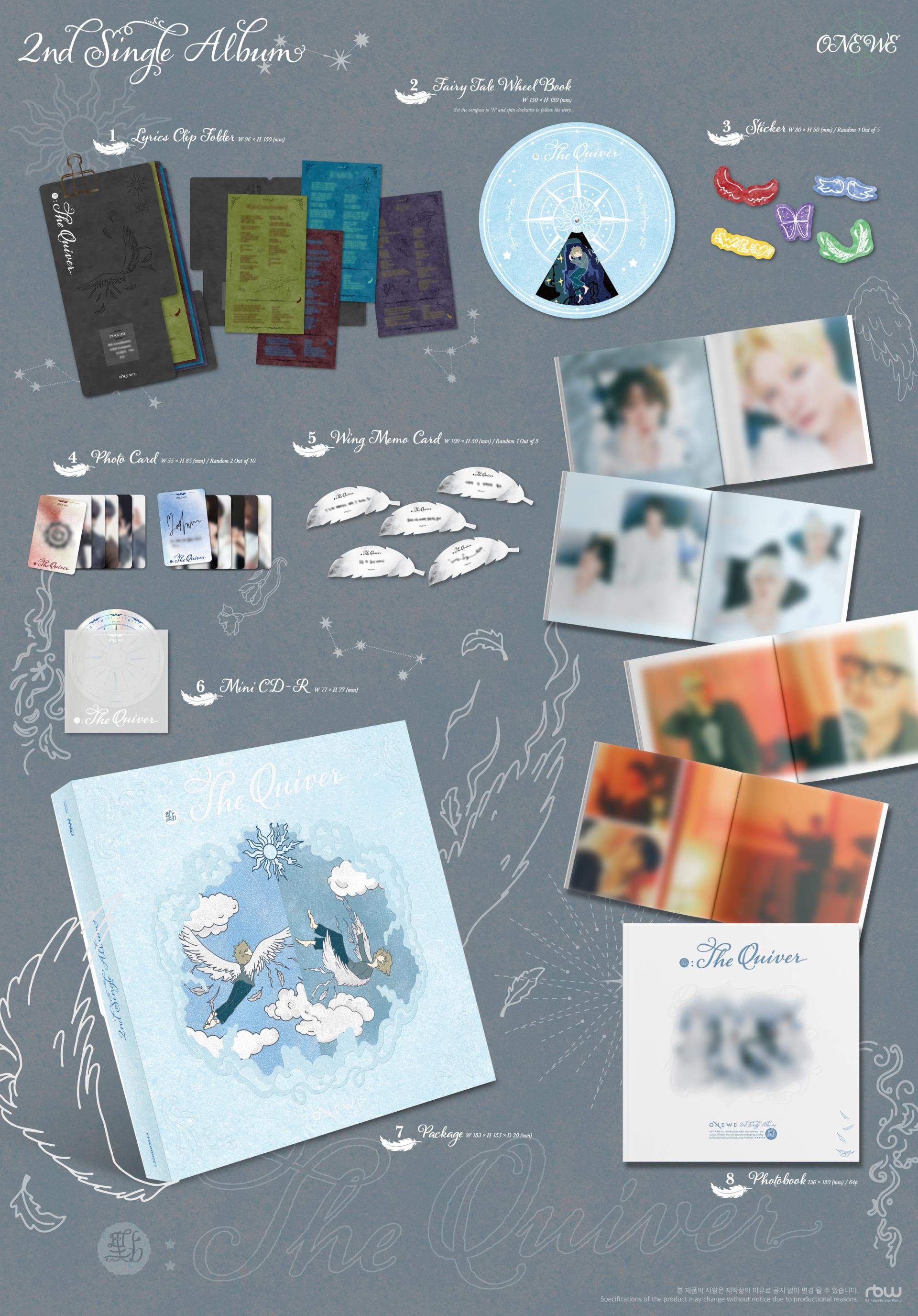 (PRE-ORDER) ONEWE - 2nd Single Album [點 : The Quiver]