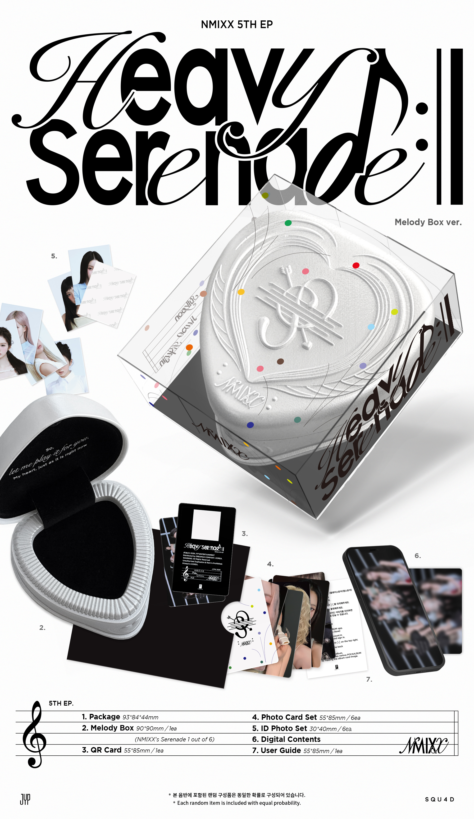 (PRE-ORDER) NMIXX - 5th EP Album [Heavy Serenade] (Melody Box Ver.)