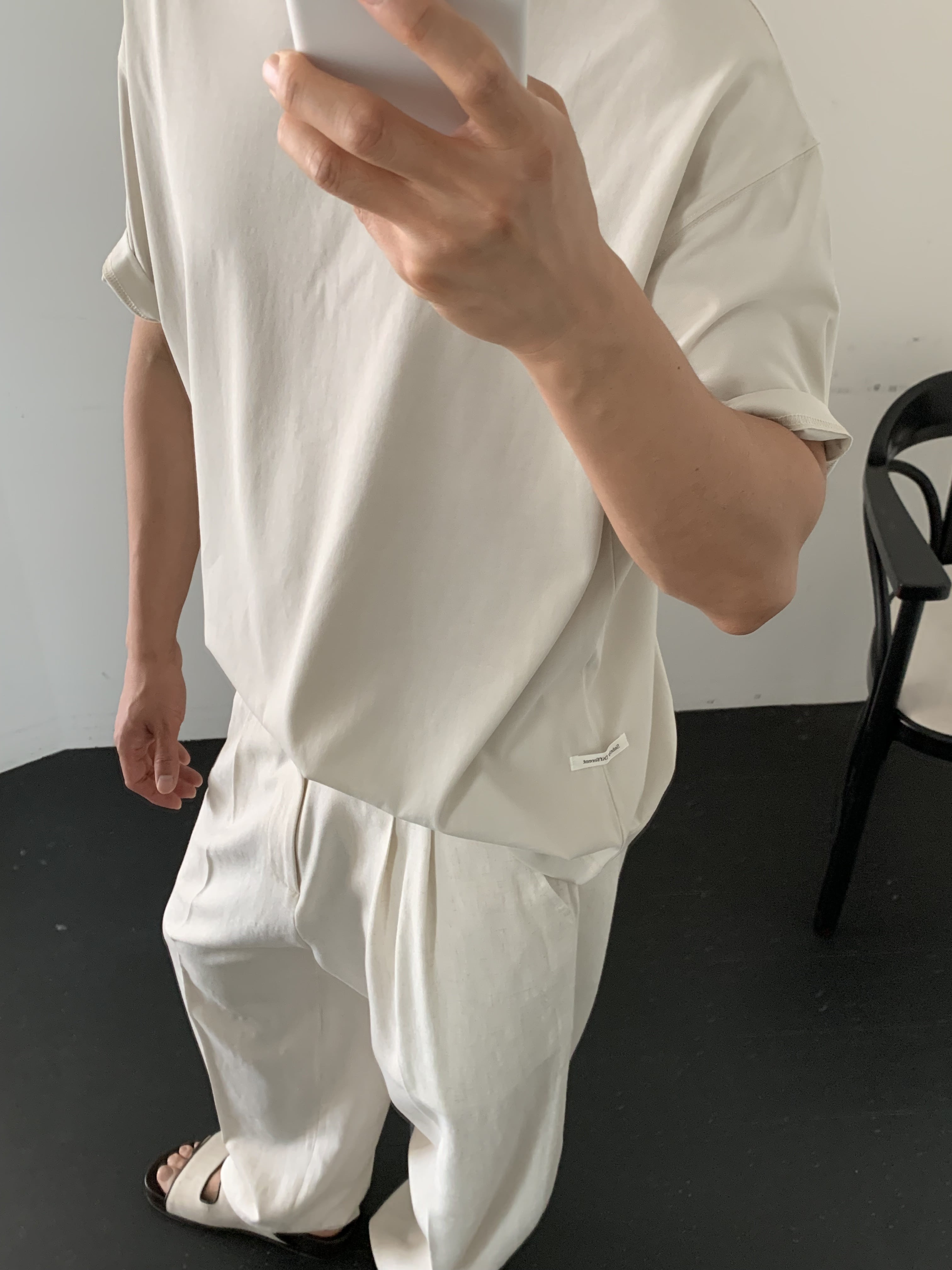 Sage T-shirt (mint beige)