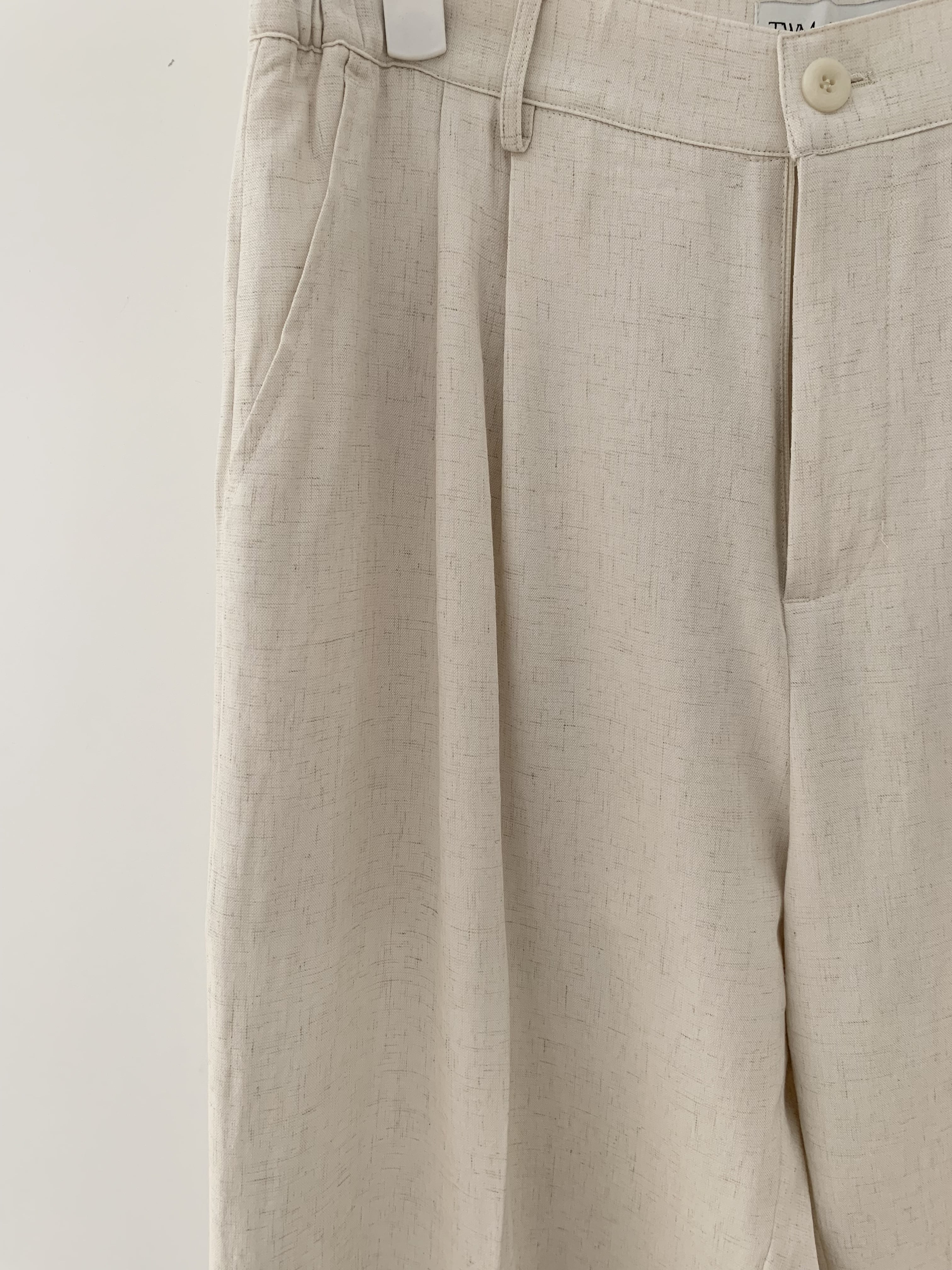 Torino linen slacks (ivory)