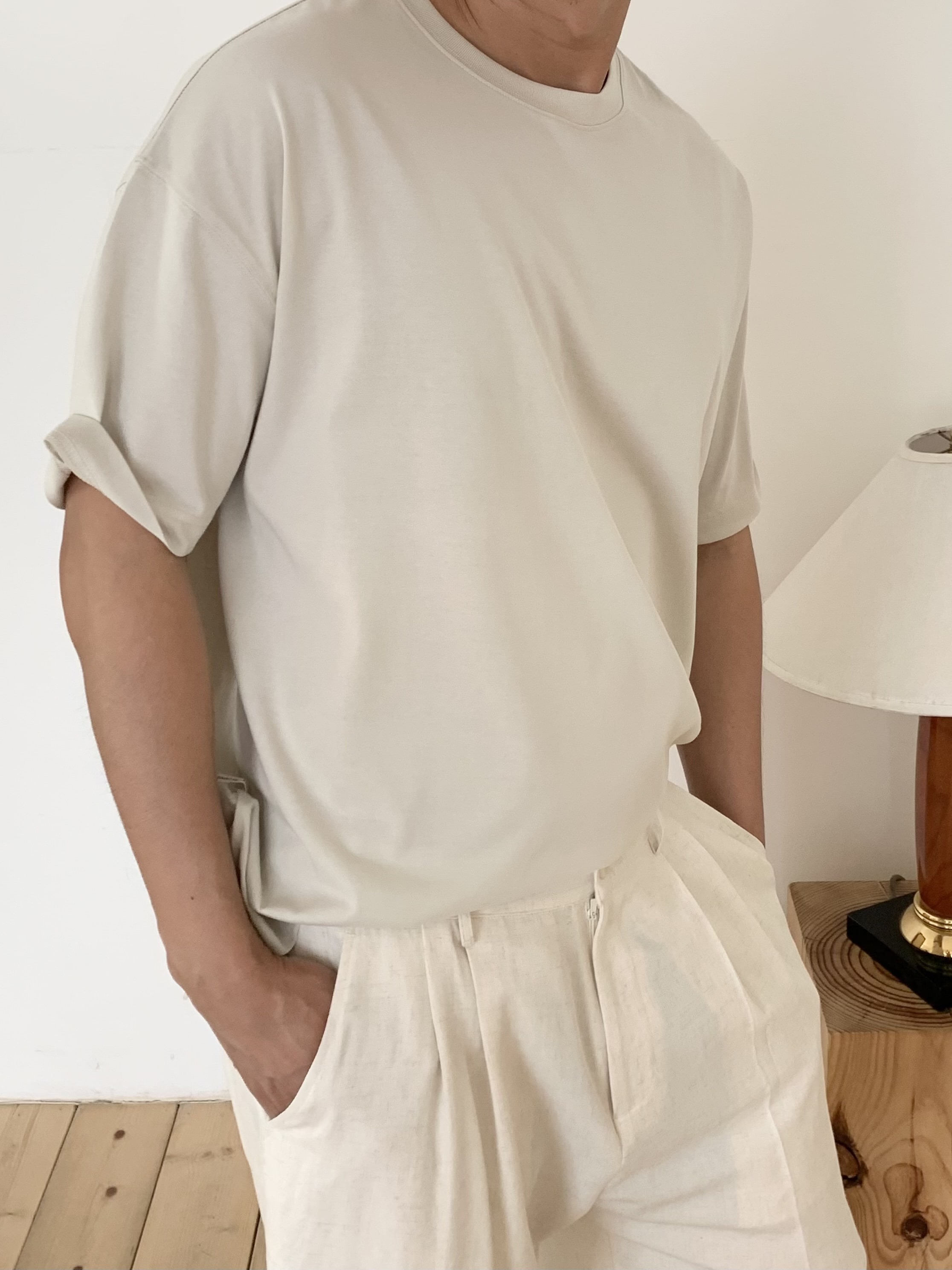 Sage T-shirt (mint beige)