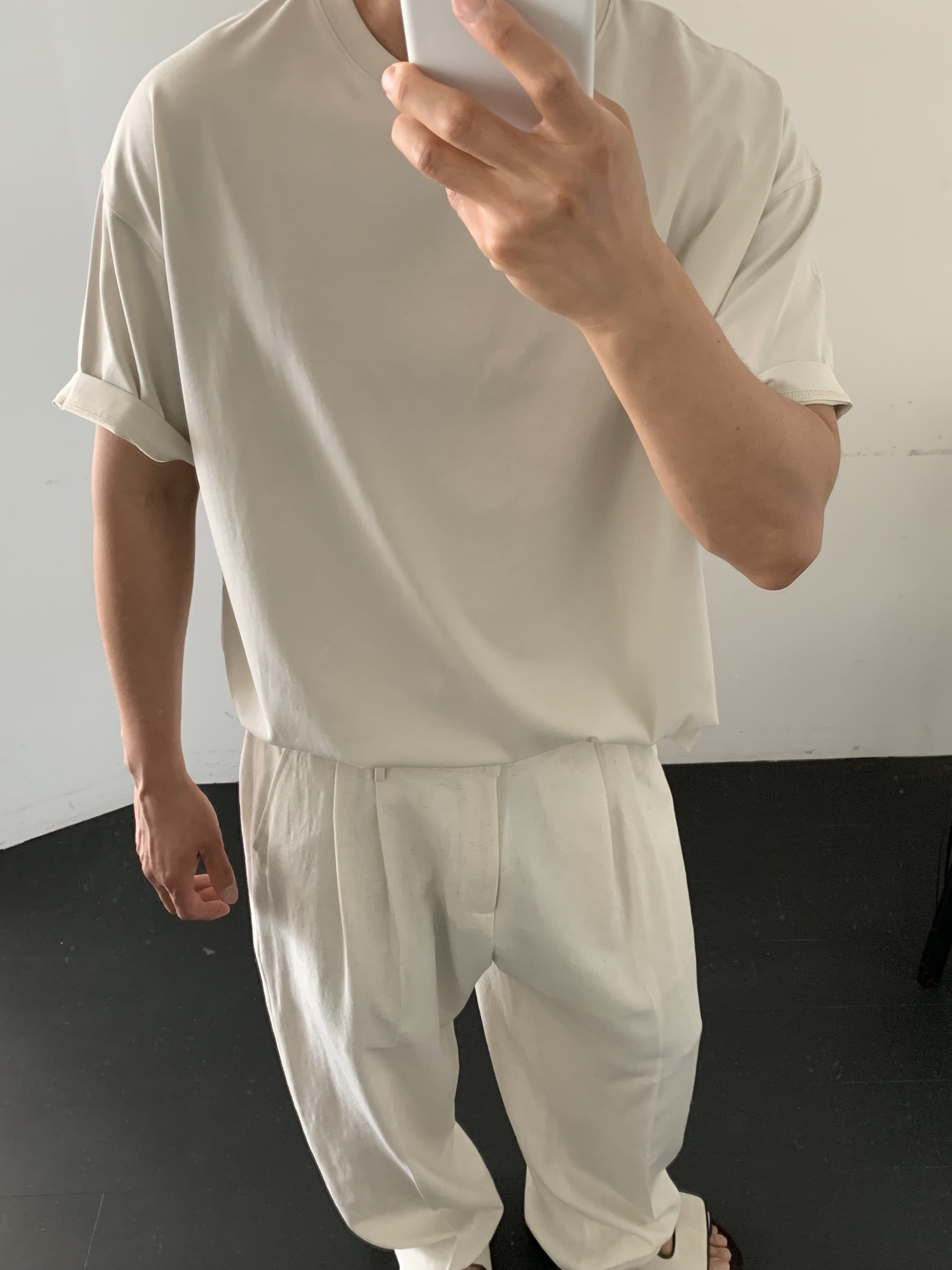 Sage T-shirt (mint beige)
