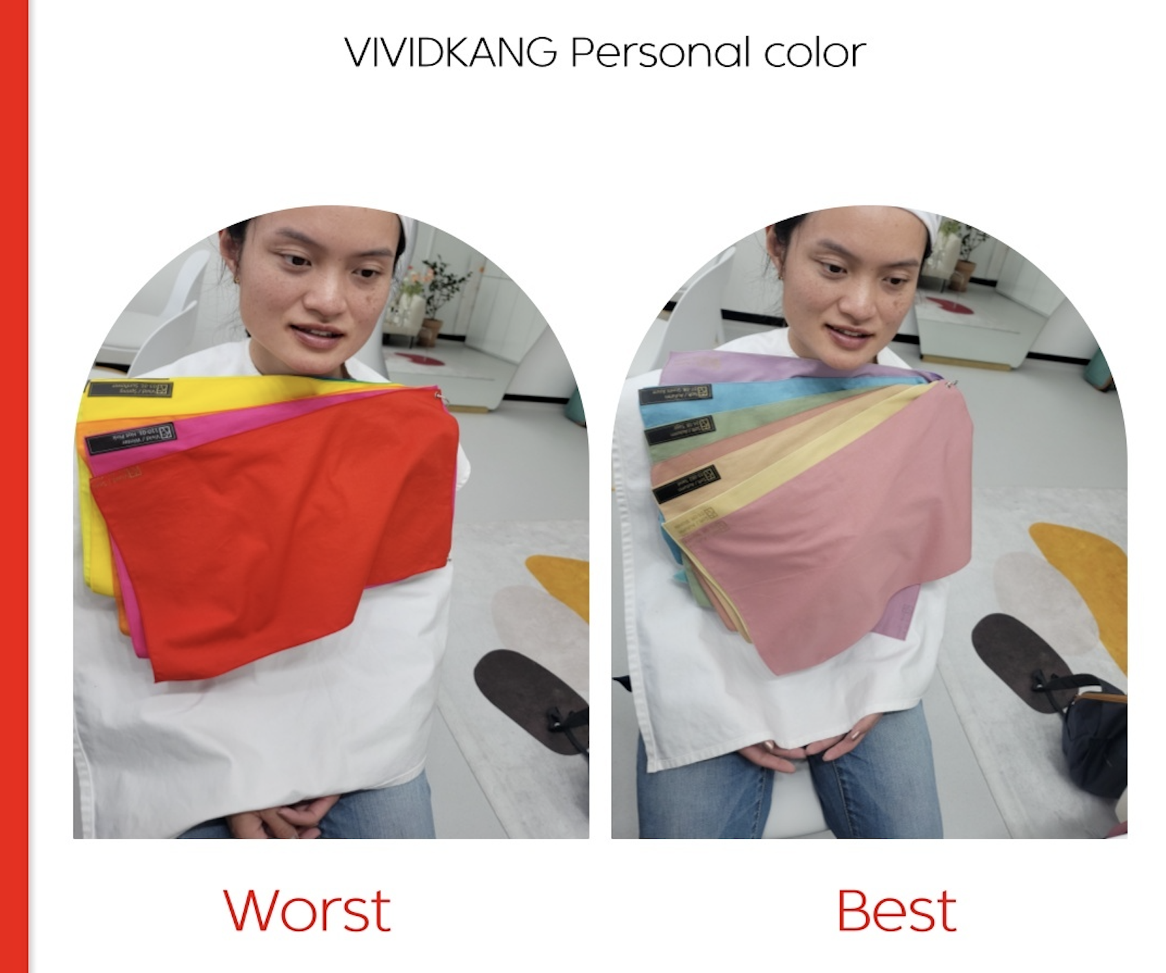 I got a personal color analysis in Korea