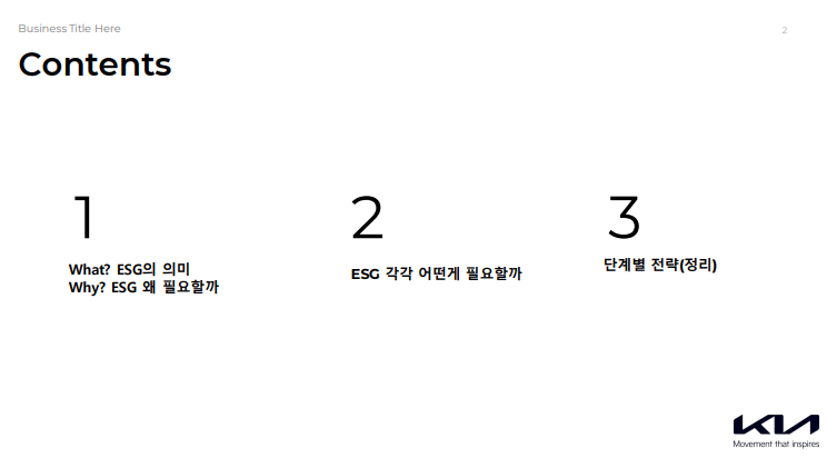 기아 ESG 전략 보고서 | 환경·사회·지배구조 완벽 분석 [취업·면접·발표 자료]
