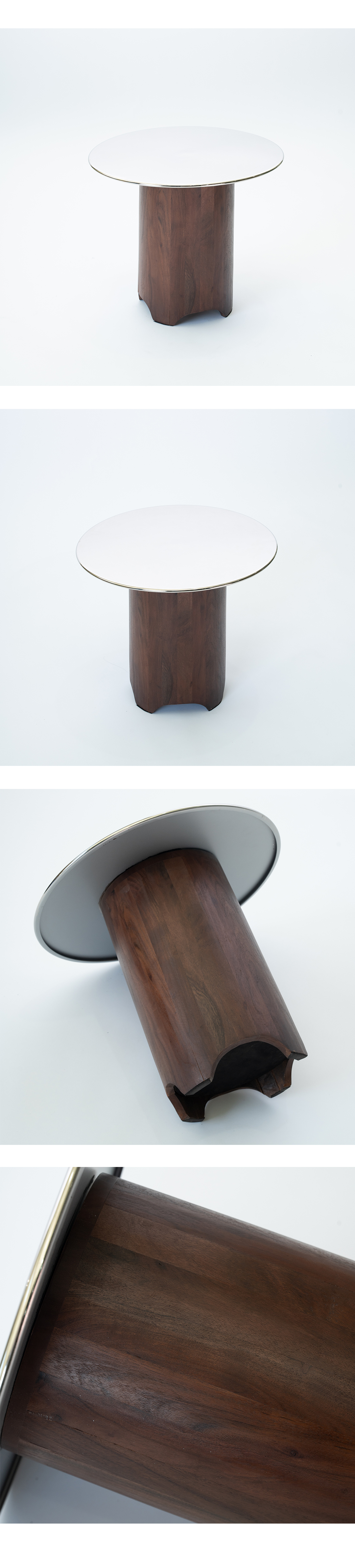 Halo & Wood Side Table (DDSST35)