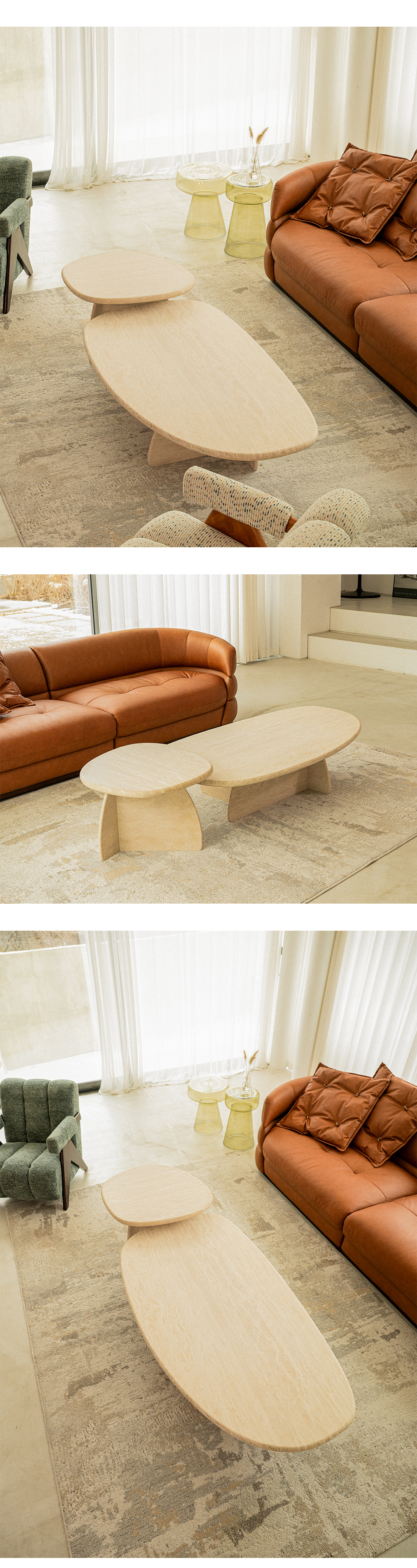 Travertine Coffee Table (DCWCF01)