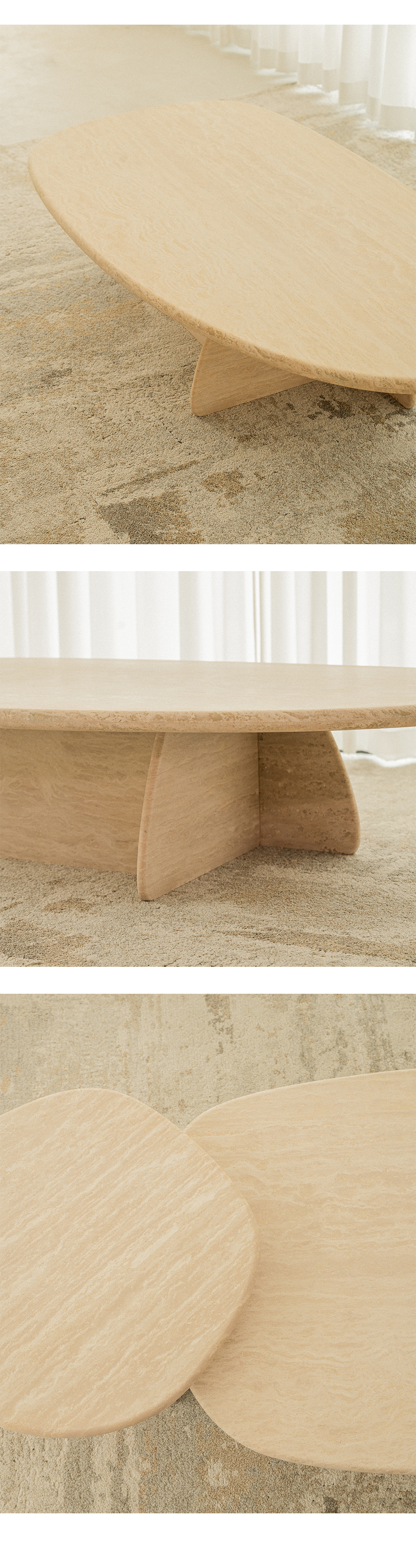 Travertine Coffee Table (DCWCF01)