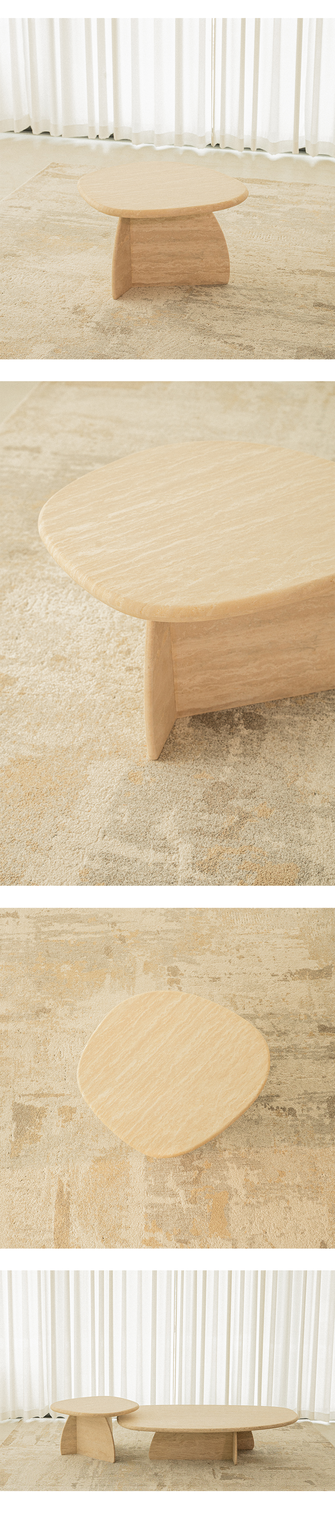 Travertine Side Table (DCWST01)