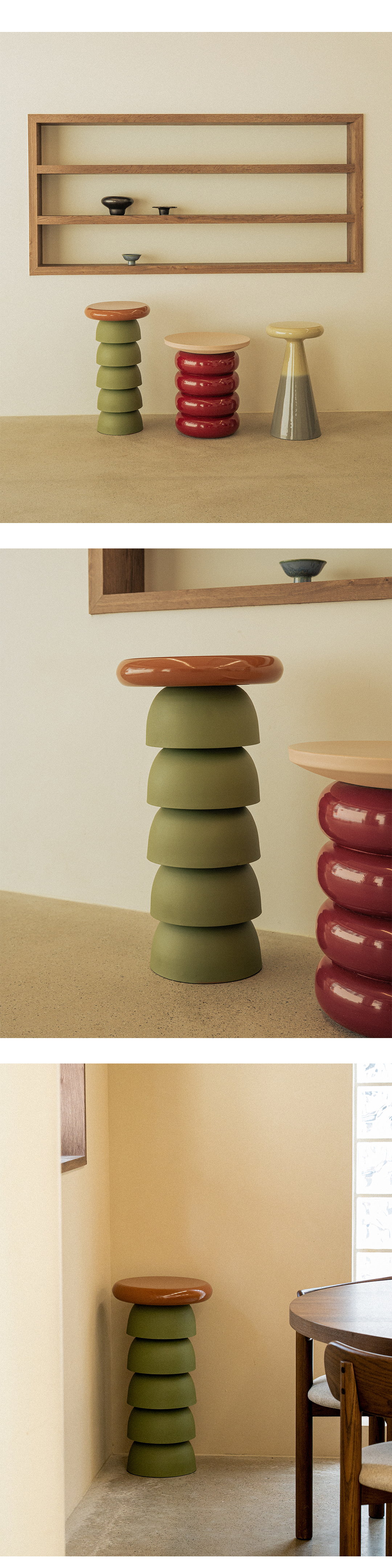 Layered Pebble Side Table (DDSLT61)