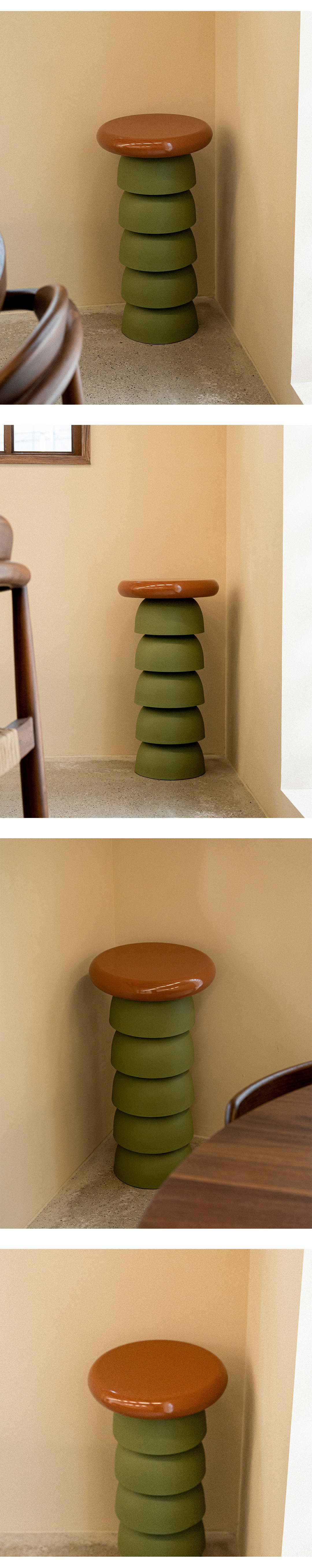 Layered Pebble Side Table (DDSLT61)