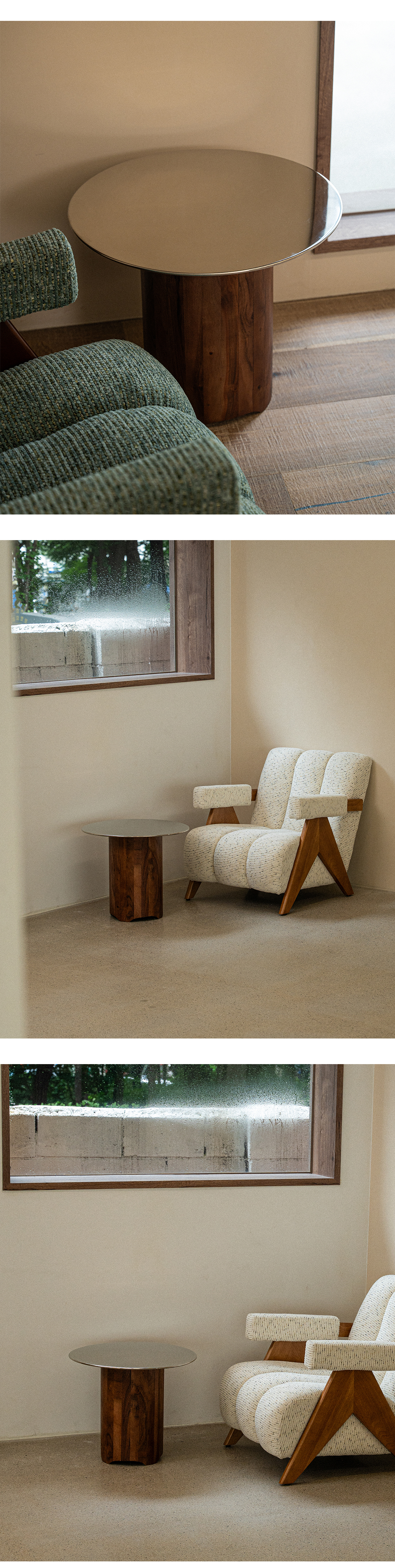 Halo & Wood Side Table (DDSST35)