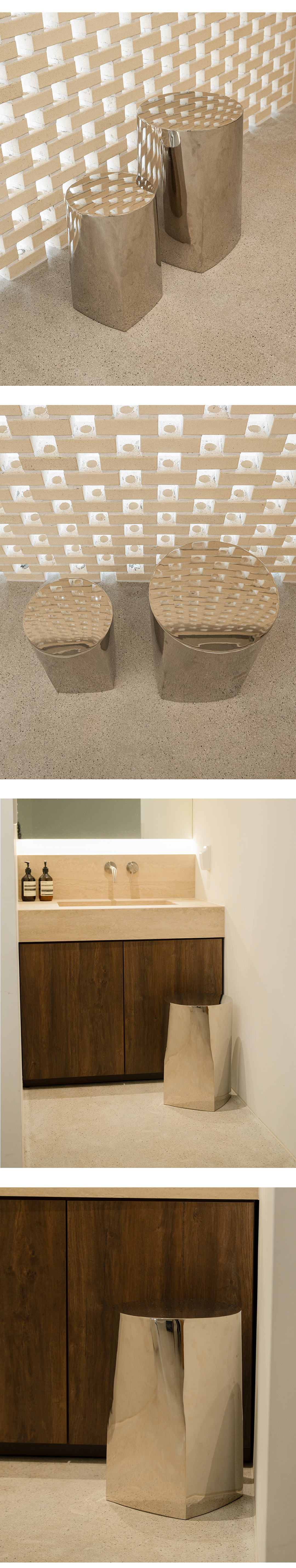 Mercury Stainless Side Table (DDSST31)