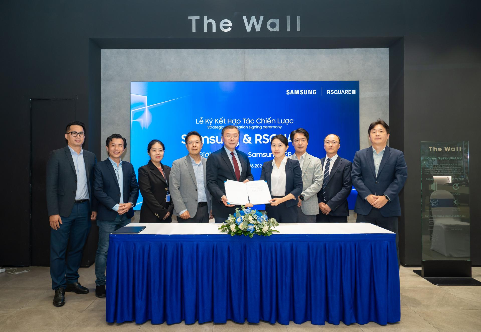 Hợp tác chiến lược RSQUARE và Samsung Electronics