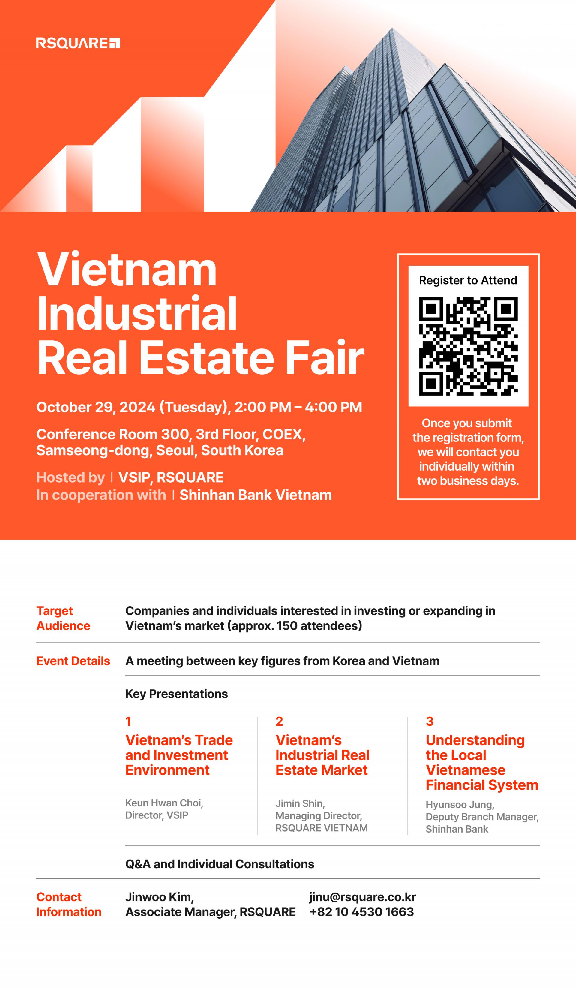Vietnam Industrial Real Estate Fair Details
