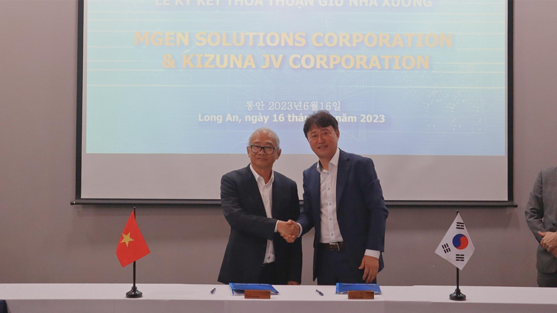 Đại diện RSQUARE và MGEN Solutions