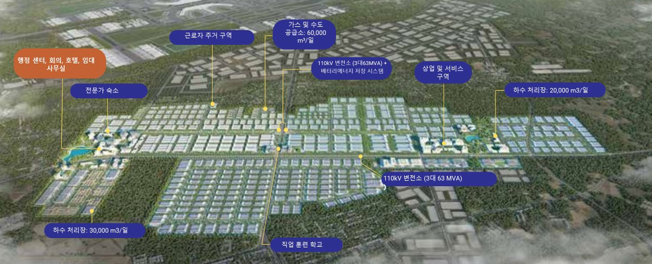 남롱탄 공단 위치도