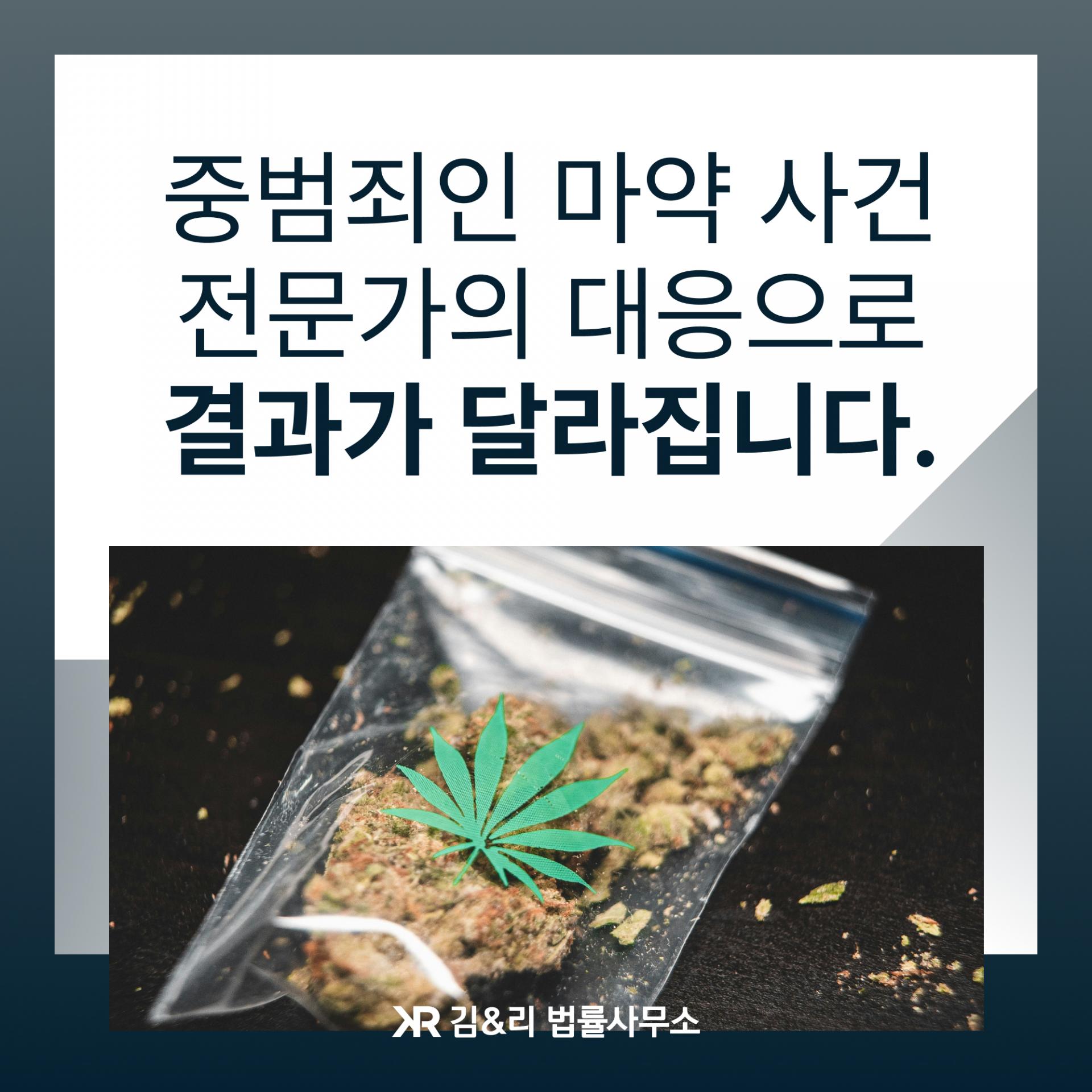 대마 흡입 집행유예