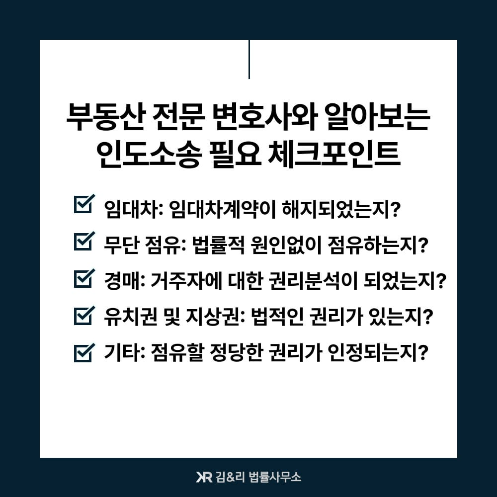 인도소송 체크포인트