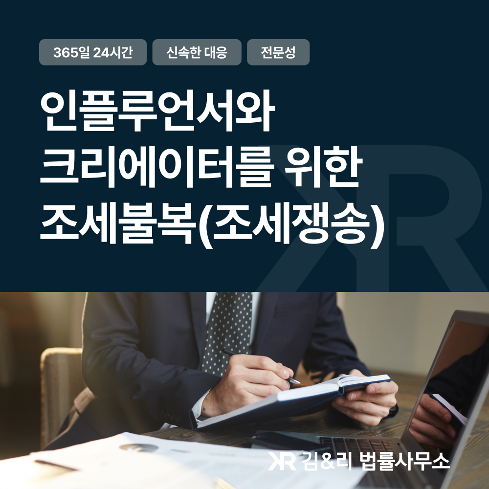 인플루언서와 크리에이터 조세불복