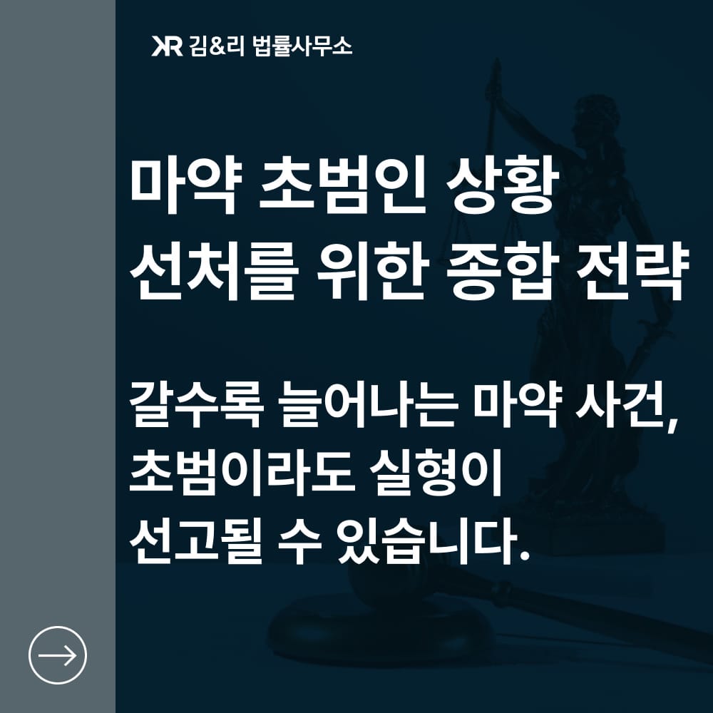 마약 초범 기소유예