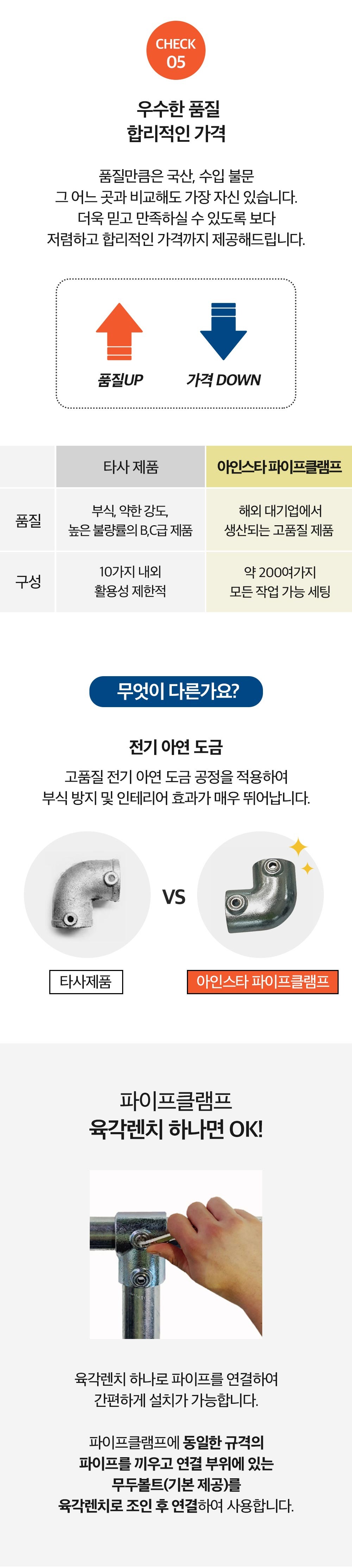 아인스타 파이프클램프 사용법