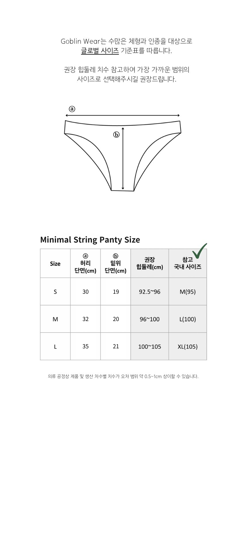 Minimal String Panty (Black)