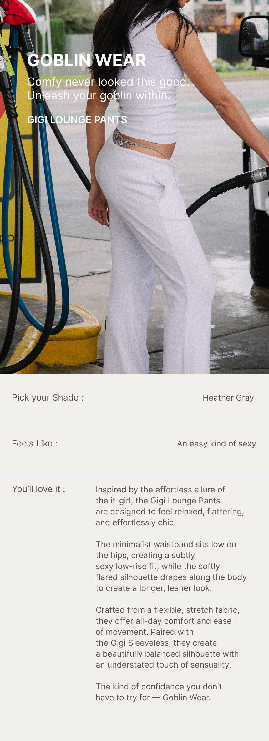 Gigi Lounge Pants (Heather Gray)